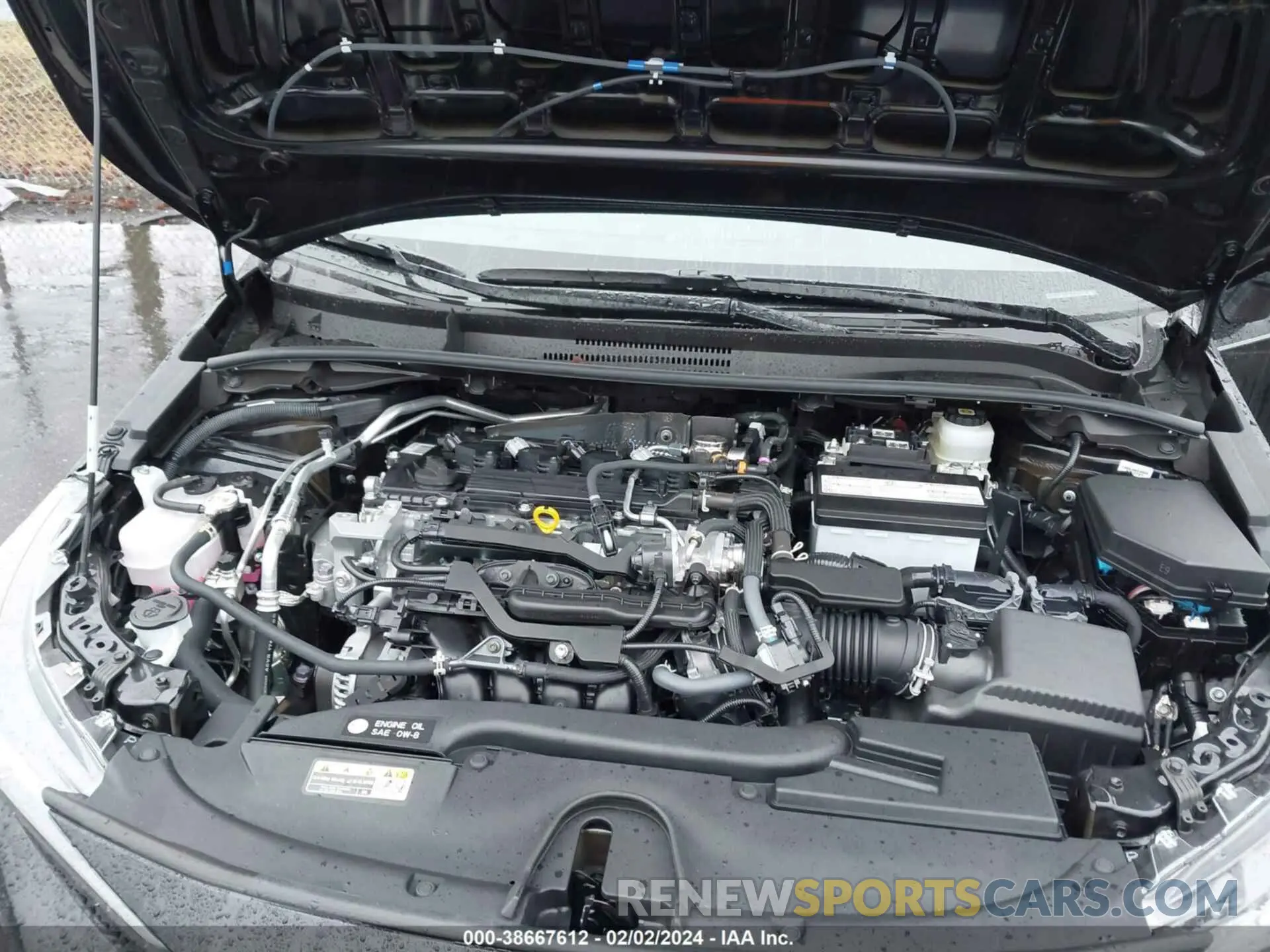 10 fotografías del automóvil dañado JTDS4MCE2RJ104184 TOYOTA COROLLA 2024