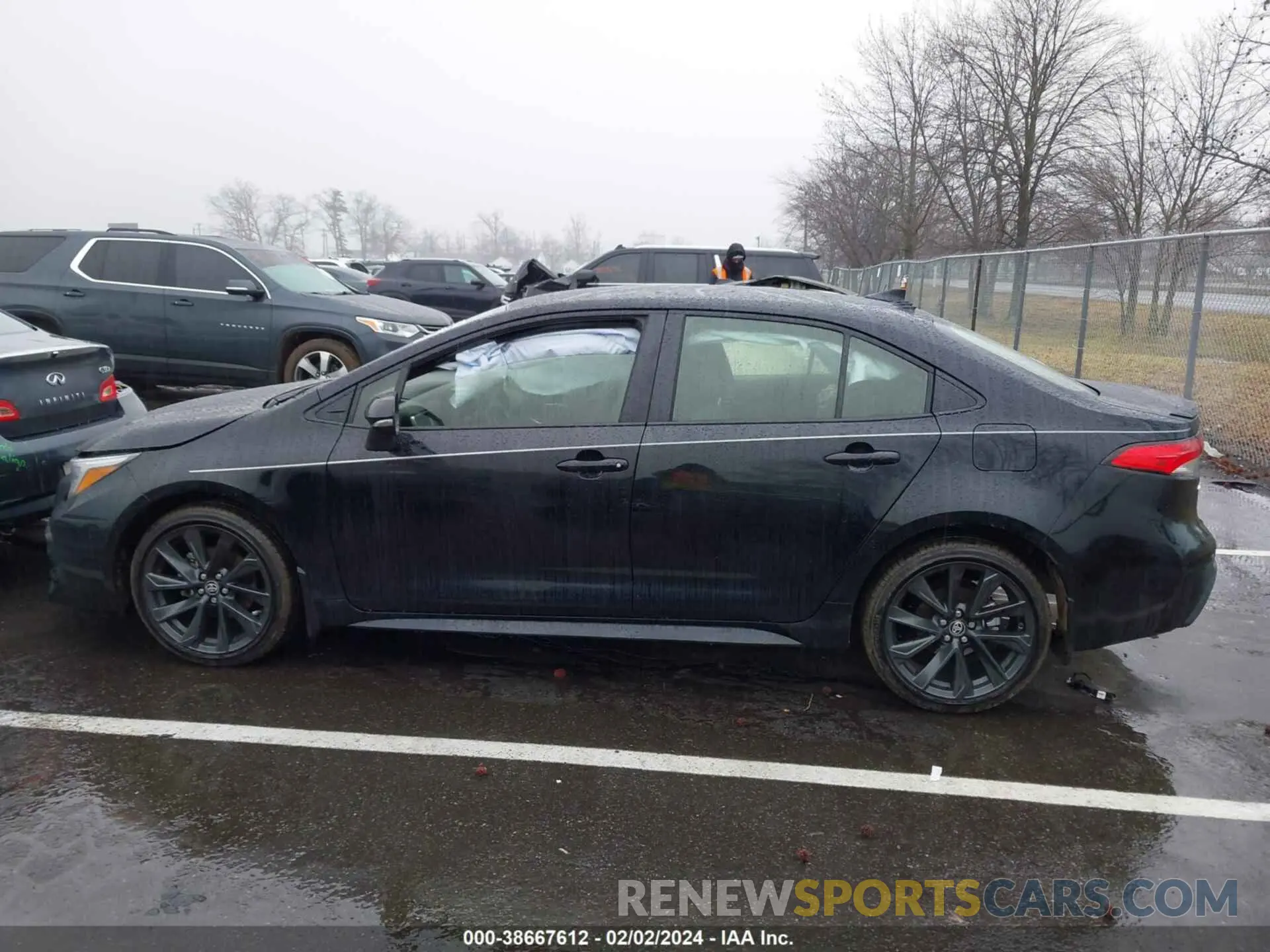 14 fotografías del automóvil dañado JTDS4MCE2RJ104184 TOYOTA COROLLA 2024