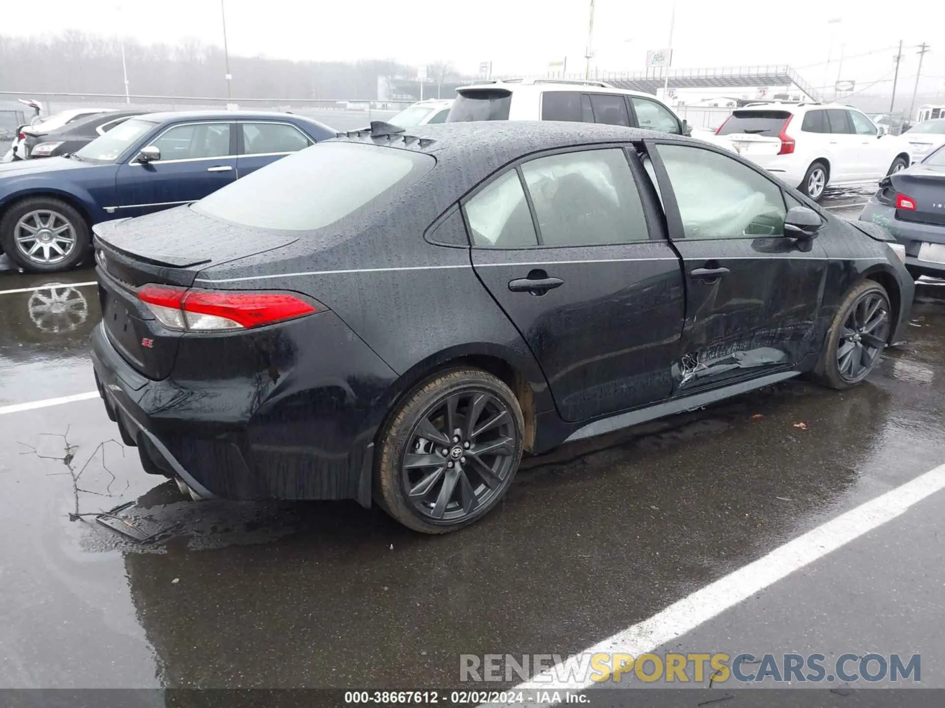 4 fotografías del automóvil dañado JTDS4MCE2RJ104184 TOYOTA COROLLA 2024