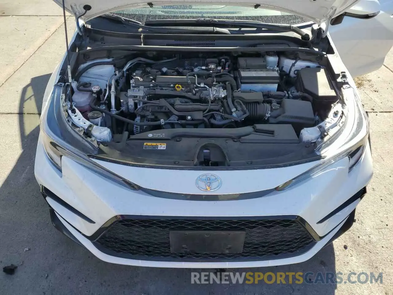 11 fotografías del automóvil dañado JTDS4MCE3R3522788 TOYOTA COROLLA 2024