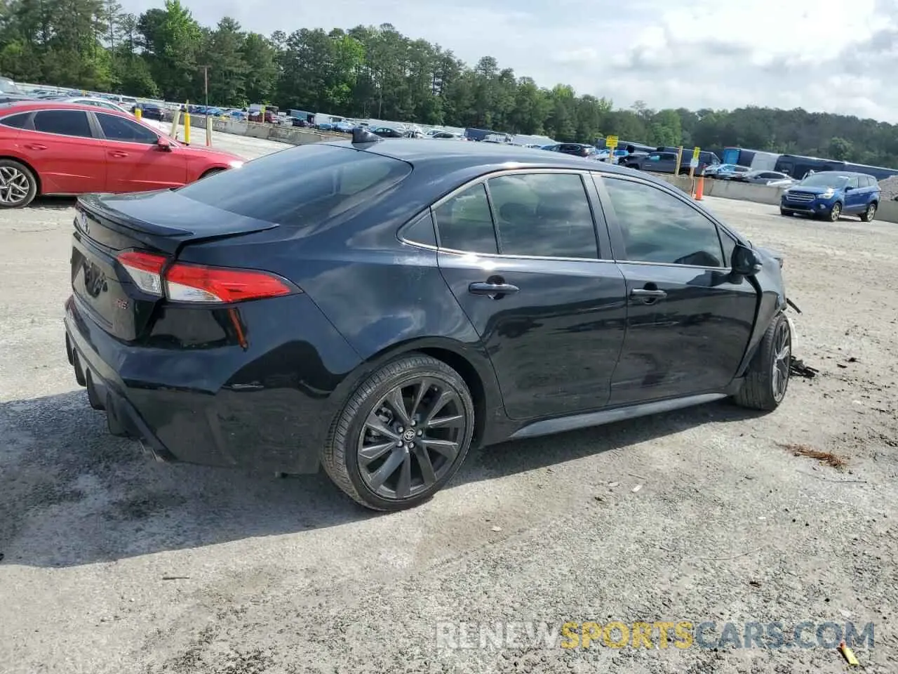 3 fotografías del automóvil dañado JTDS4MCE6RJ106228 TOYOTA COROLLA 2024