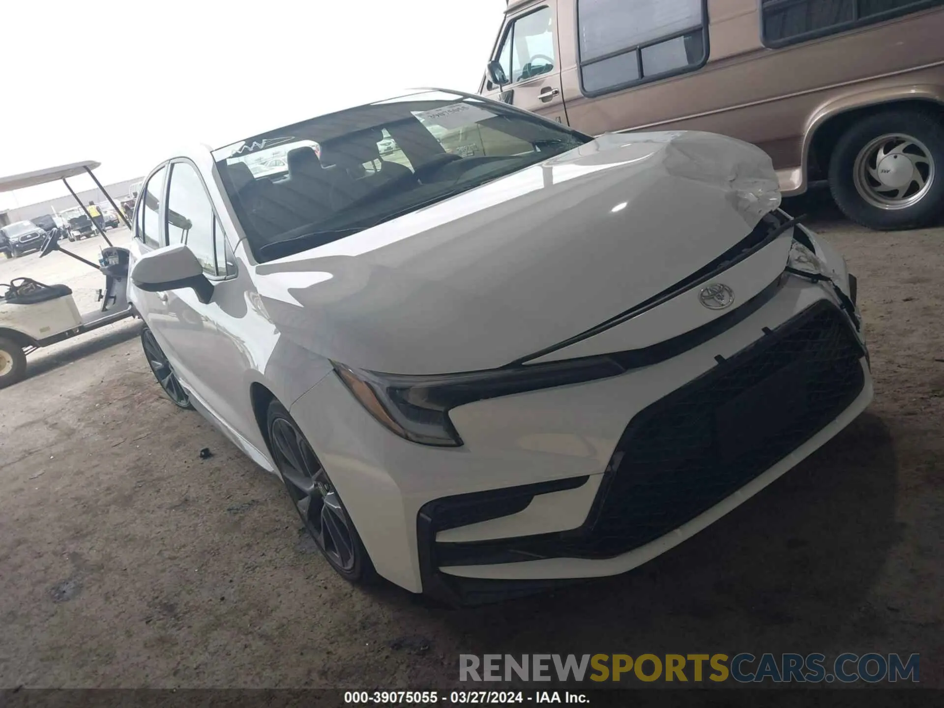 1 fotografías del automóvil dañado JTDS4MCE8R3521250 TOYOTA COROLLA 2024