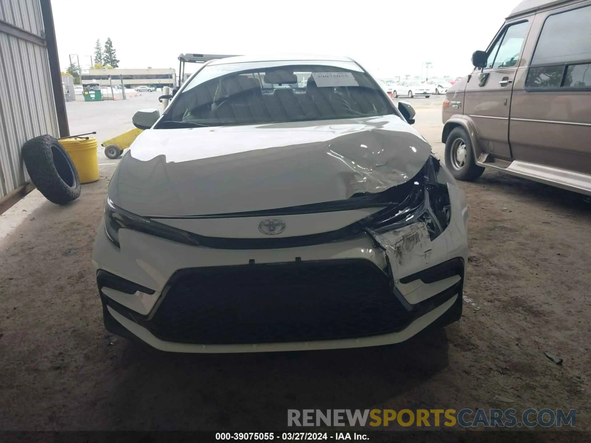 12 fotografías del automóvil dañado JTDS4MCE8R3521250 TOYOTA COROLLA 2024