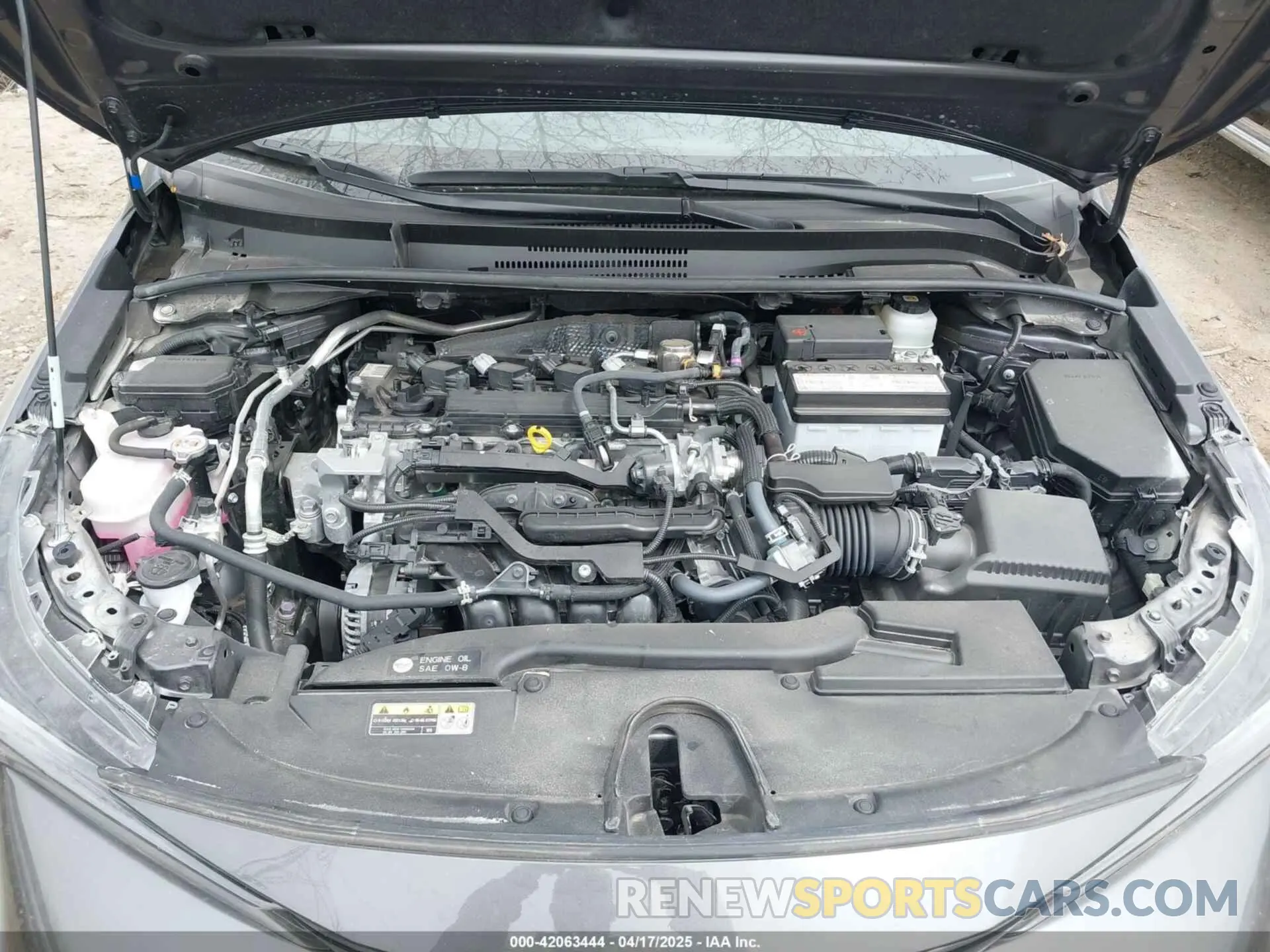 10 fotografías del automóvil dañado JTNC4MBE0R3232297 TOYOTA COROLLA 2024