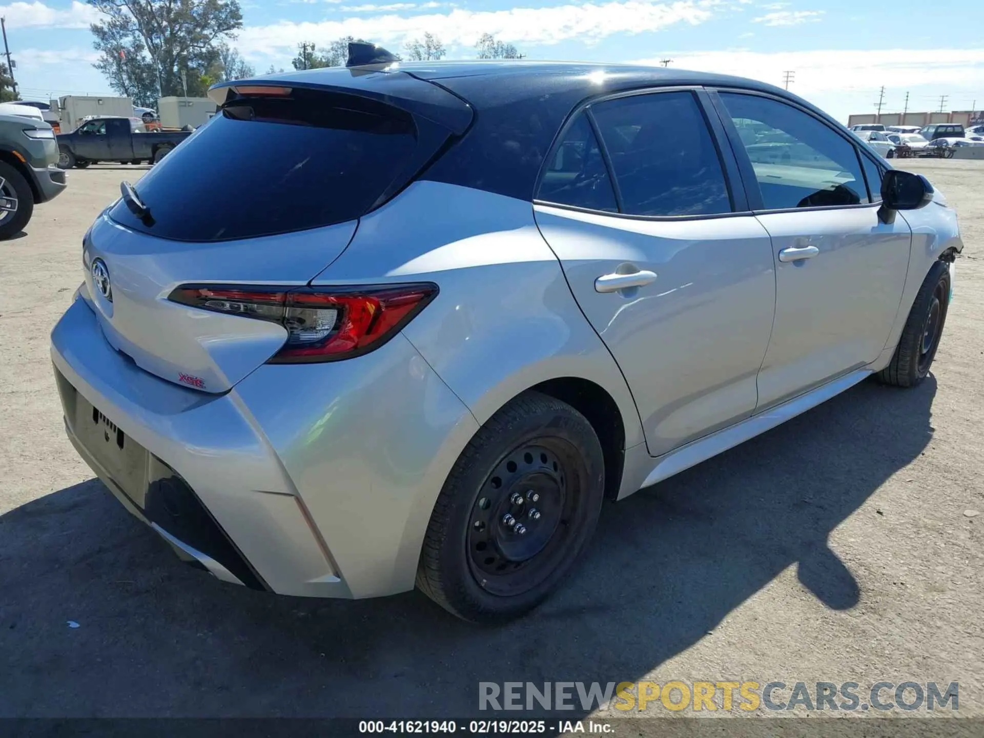 4 fotografías del automóvil dañado JTNC4MBE3R3230253 TOYOTA COROLLA 2024