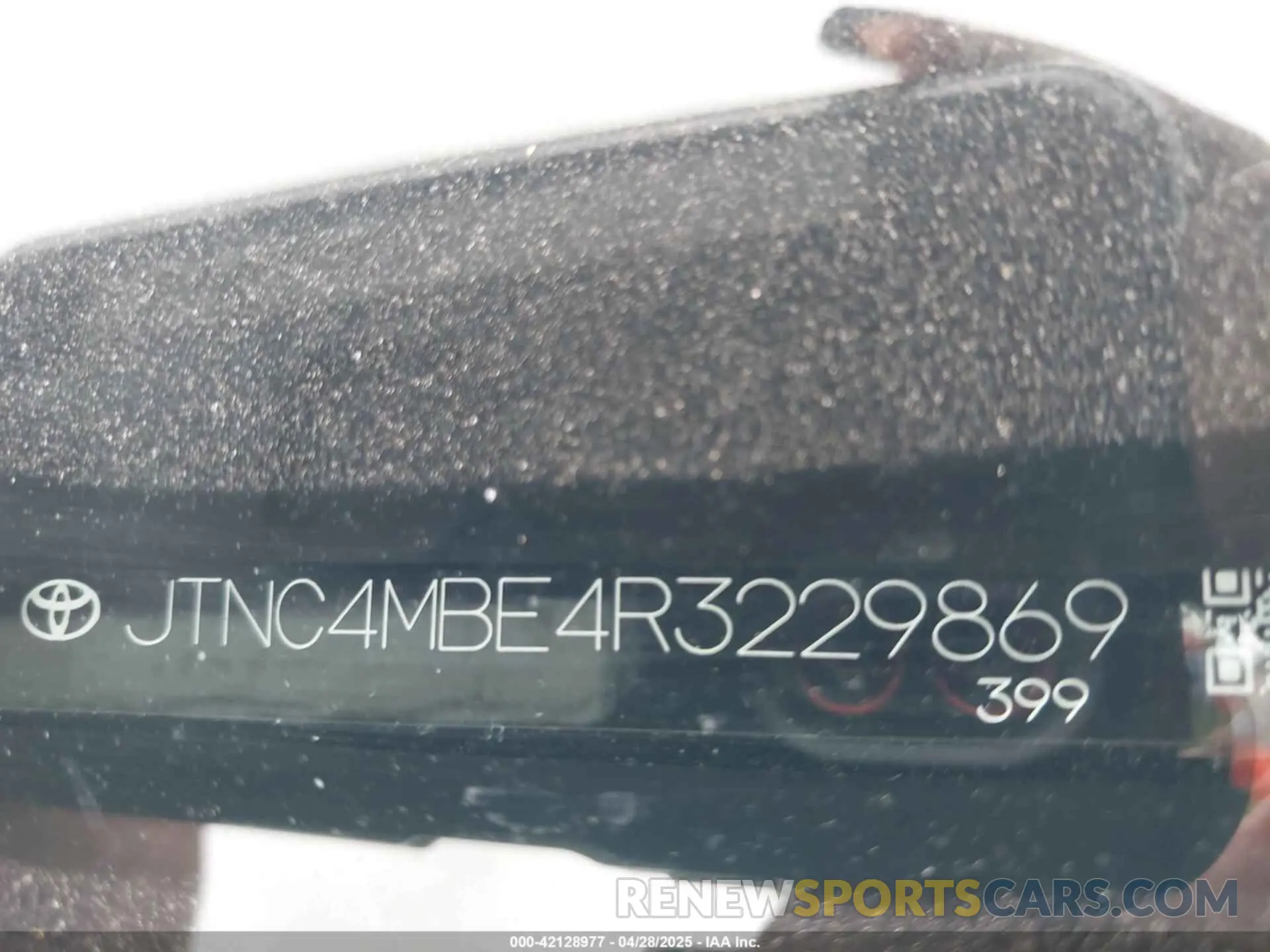 9 fotografías del automóvil dañado JTNC4MBE4R3229869 TOYOTA COROLLA 2024