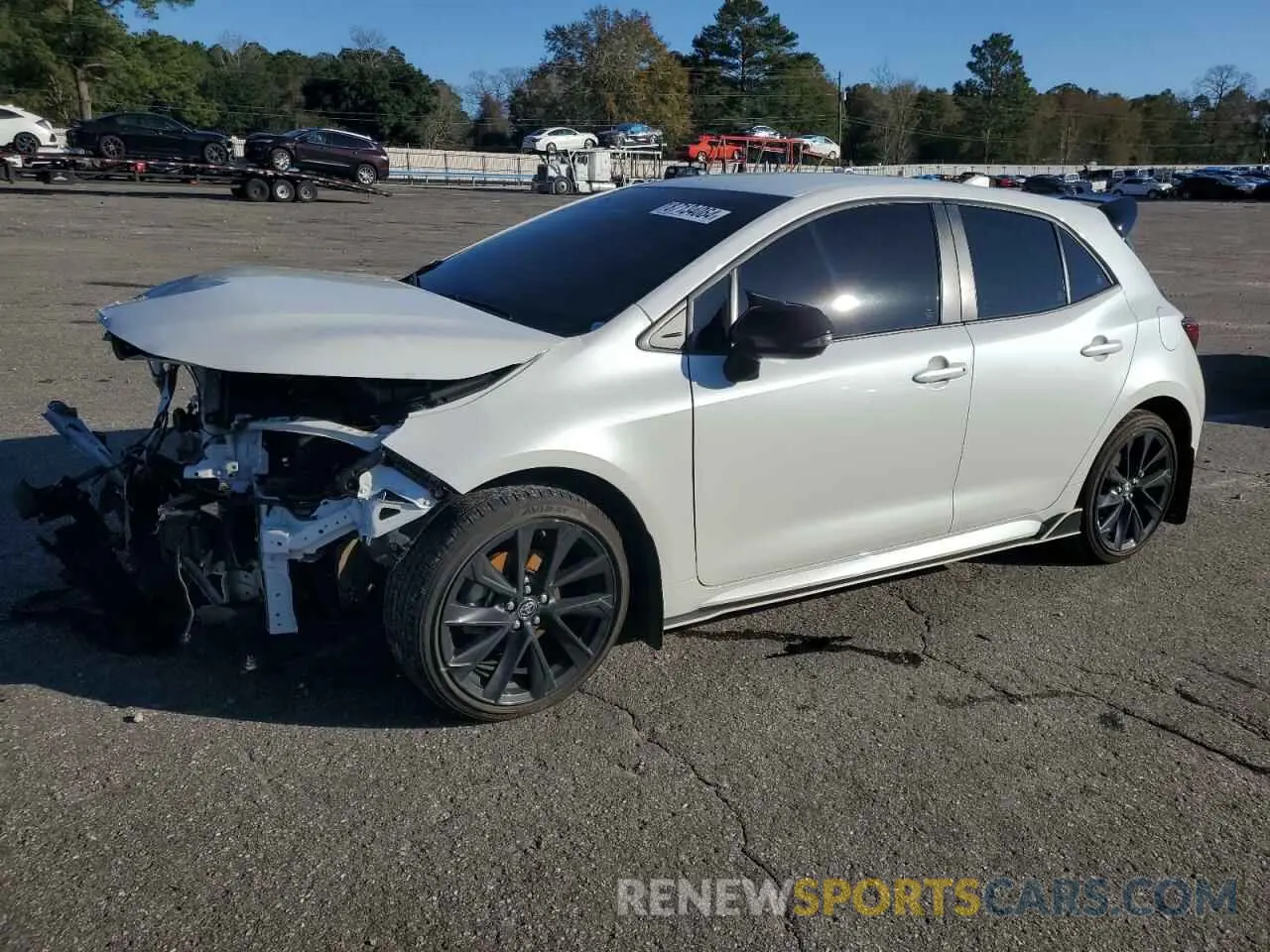 1 fotografías del automóvil dañado JTNC4MBE8R3228921 TOYOTA COROLLA 2024