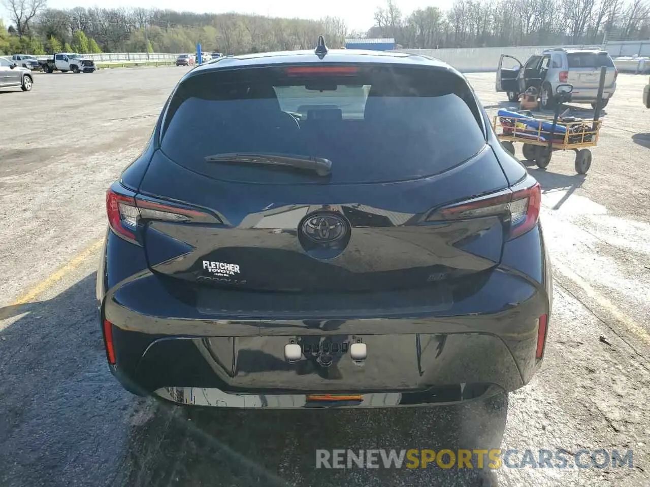 6 fotografías del automóvil dañado JTND4MBE0R3215889 TOYOTA COROLLA 2024