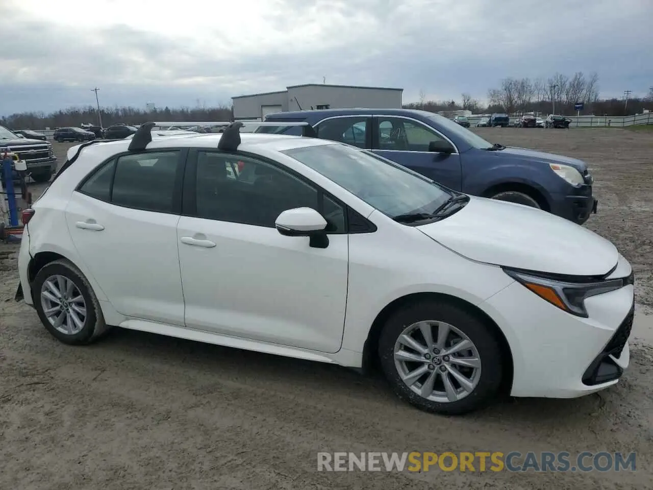 4 fotografías del automóvil dañado JTND4MBE3R3215322 TOYOTA COROLLA 2024