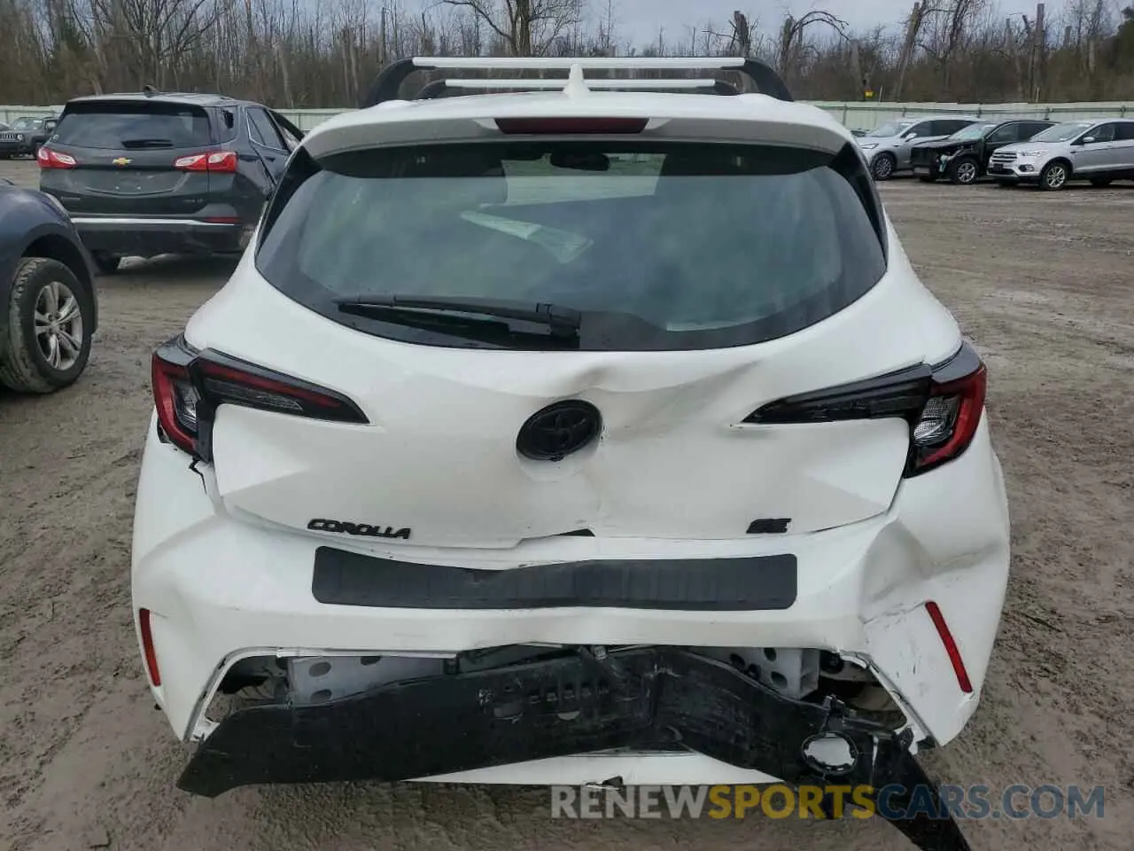 6 fotografías del automóvil dañado JTND4MBE3R3215322 TOYOTA COROLLA 2024