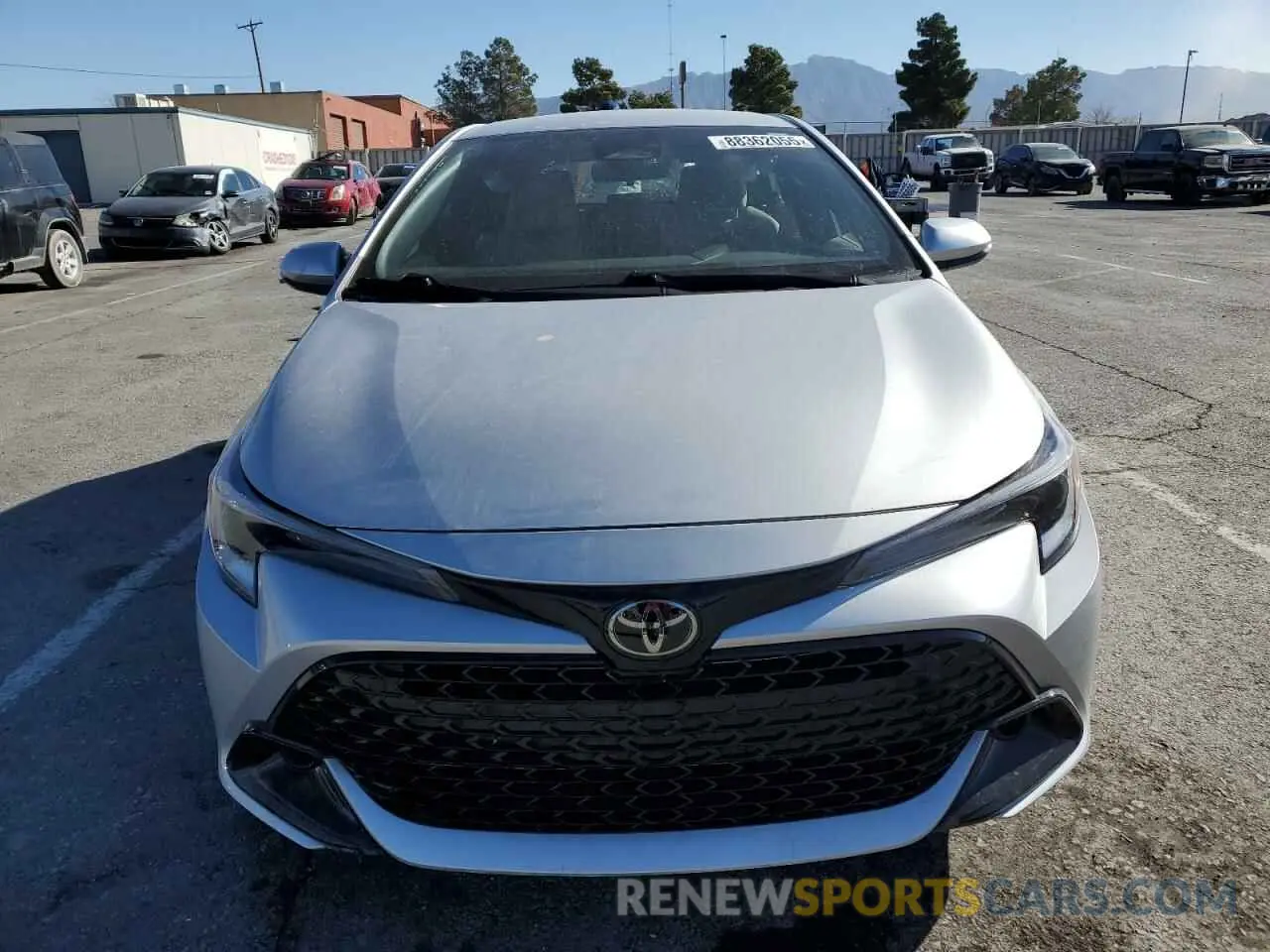 5 fotografías del automóvil dañado JTND4MBE3R3225770 TOYOTA COROLLA 2024