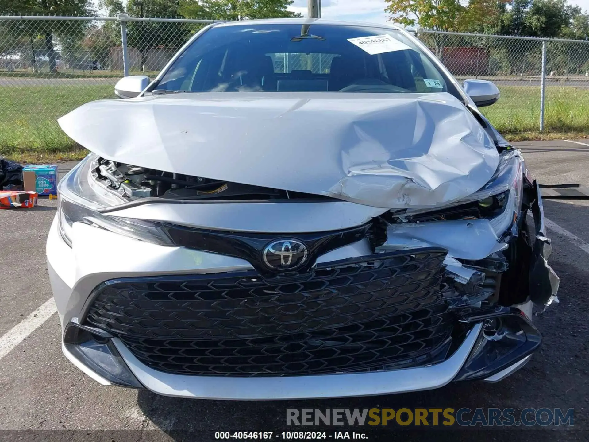 12 fotografías del automóvil dañado JTND4MBE4R3222473 TOYOTA COROLLA 2024