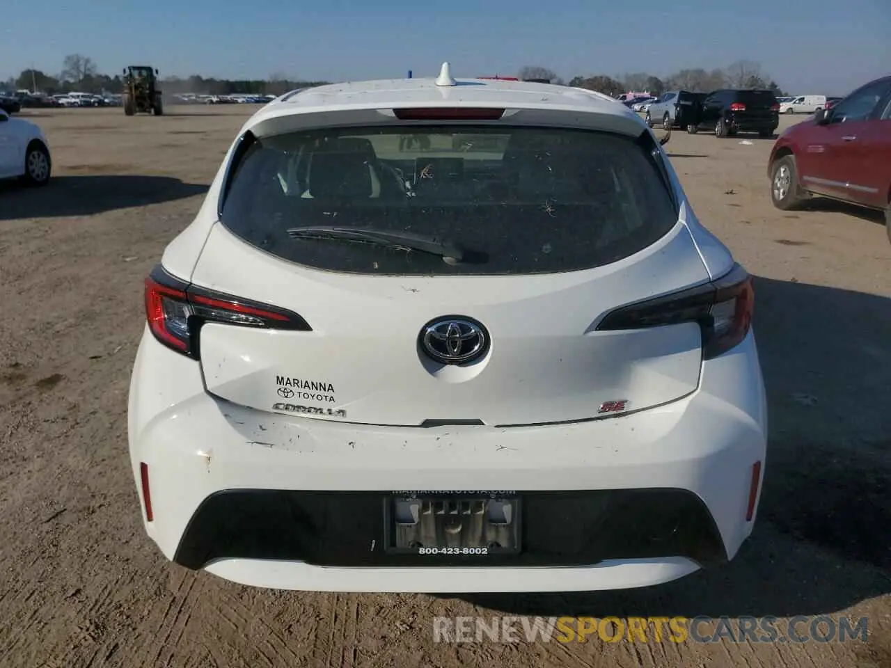 6 fotografías del automóvil dañado JTND4MBE5R3219047 TOYOTA COROLLA 2024