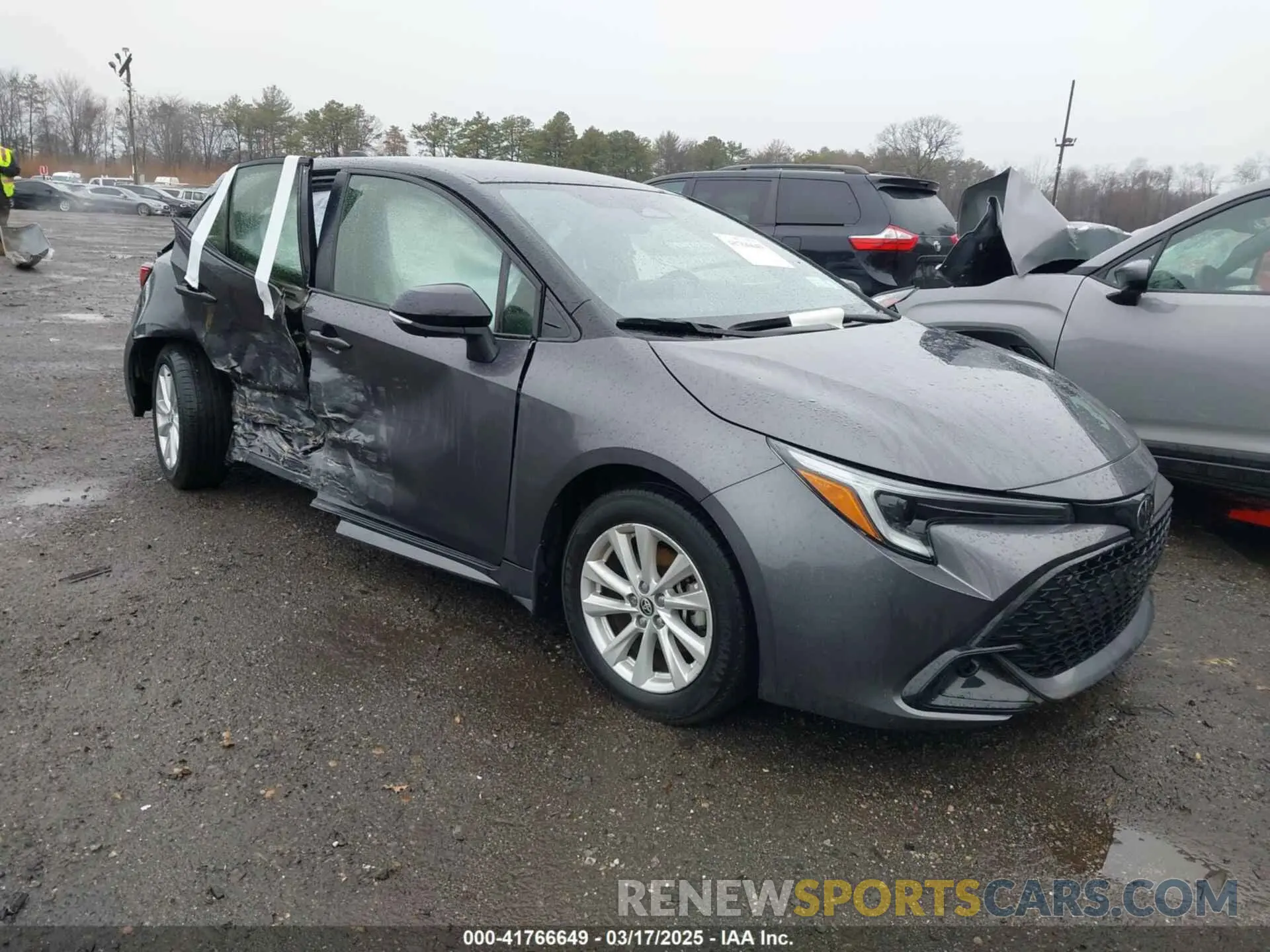 1 fotografías del automóvil dañado JTND4MBE5R3222322 TOYOTA COROLLA 2024