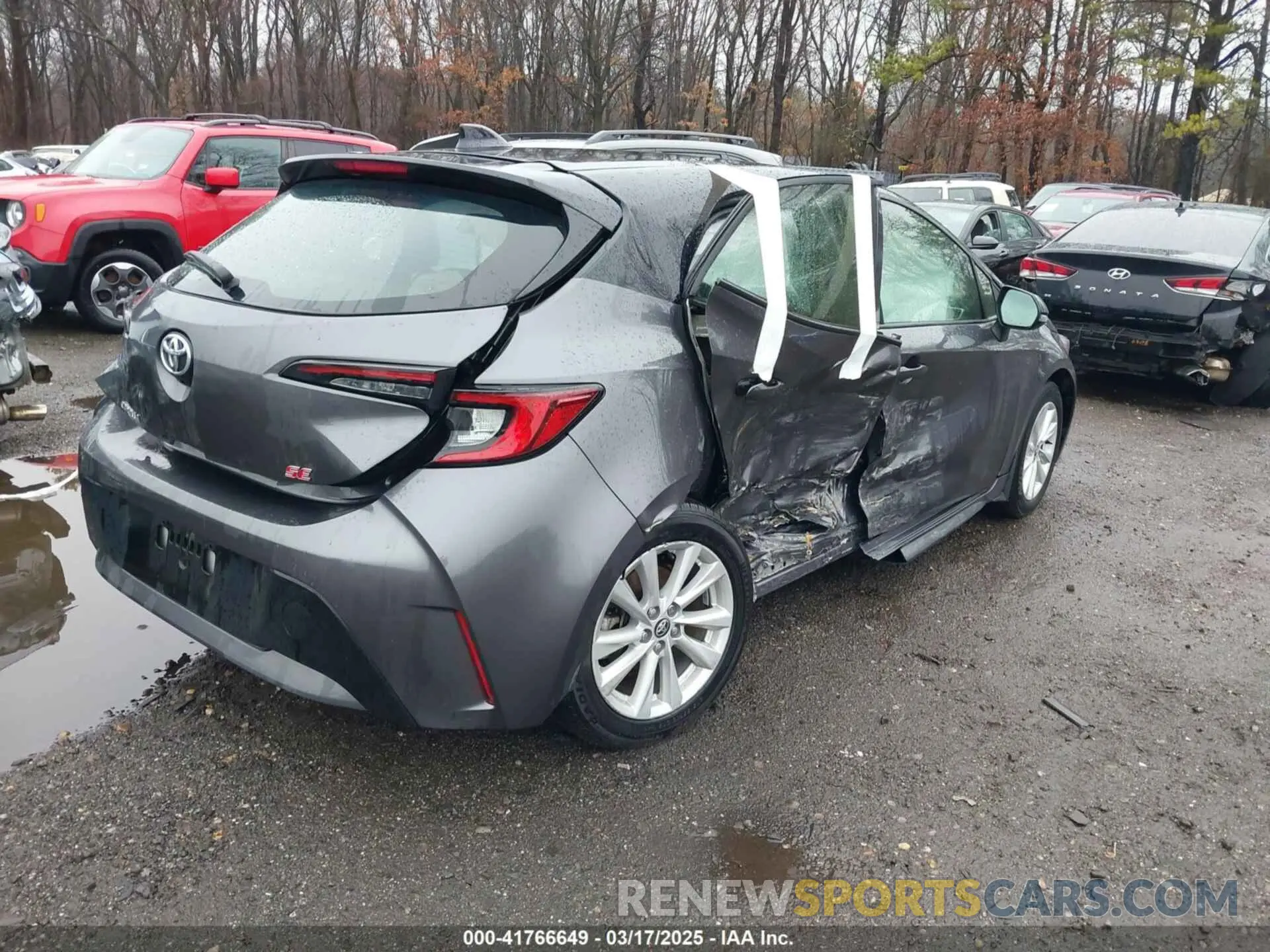 6 fotografías del automóvil dañado JTND4MBE5R3222322 TOYOTA COROLLA 2024