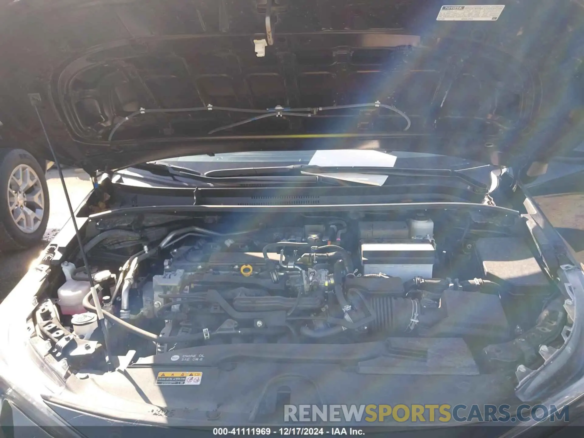 10 fotografías del automóvil dañado JTND4MBE8R3220144 TOYOTA COROLLA 2024