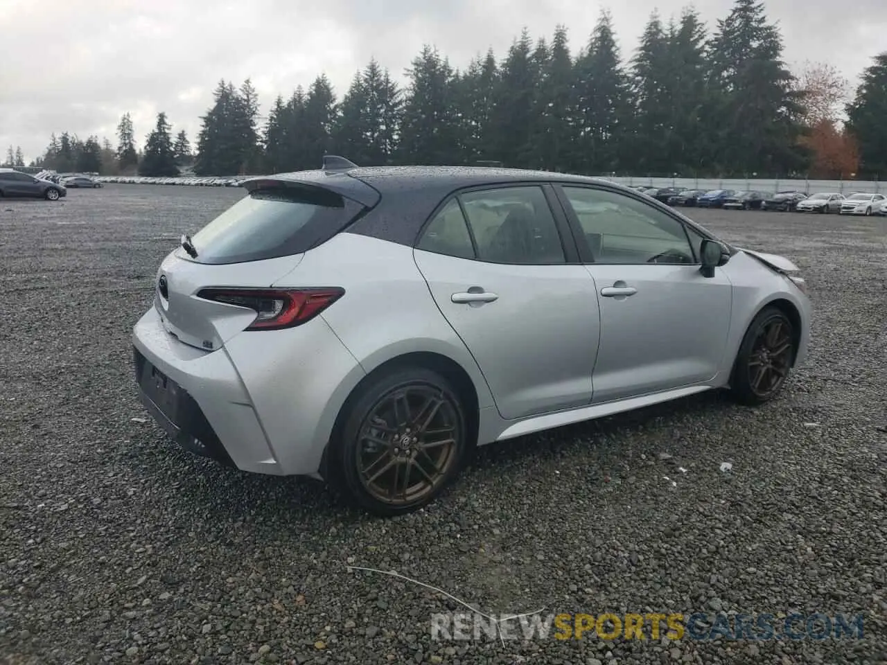 3 fotografías del automóvil dañado JTND4MBE9R3217950 TOYOTA COROLLA 2024