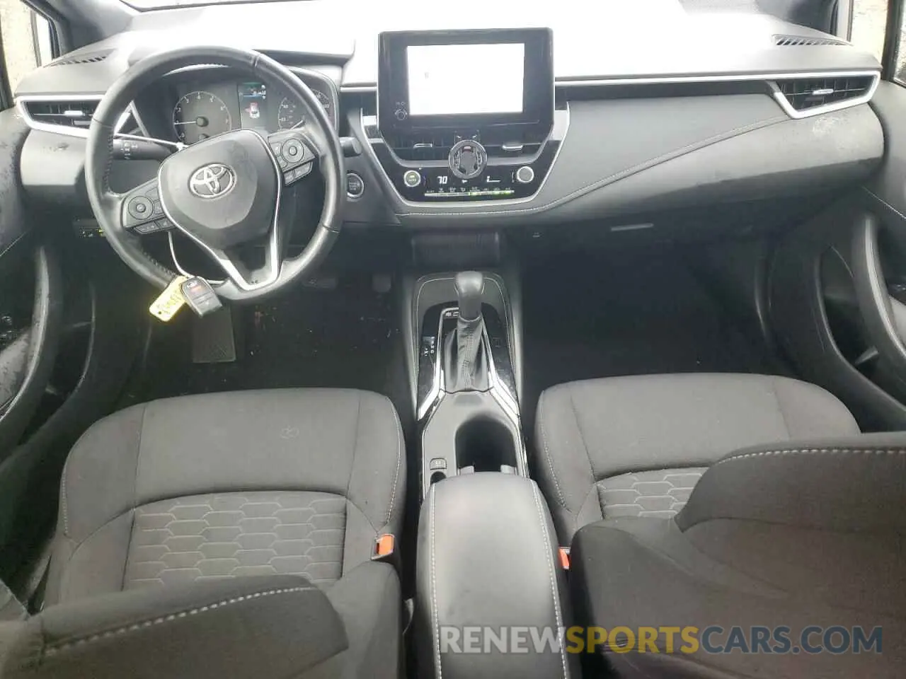 8 fotografías del automóvil dañado JTND4MBE9R3217950 TOYOTA COROLLA 2024