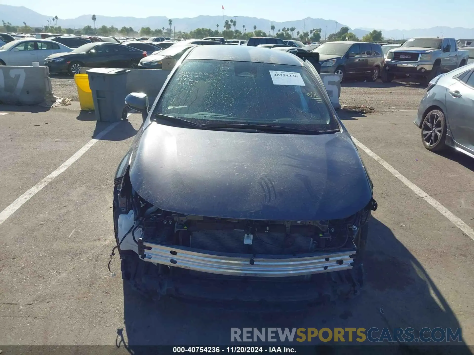 11 fotografías del automóvil dañado JTND4MBE9R3225787 TOYOTA COROLLA 2024