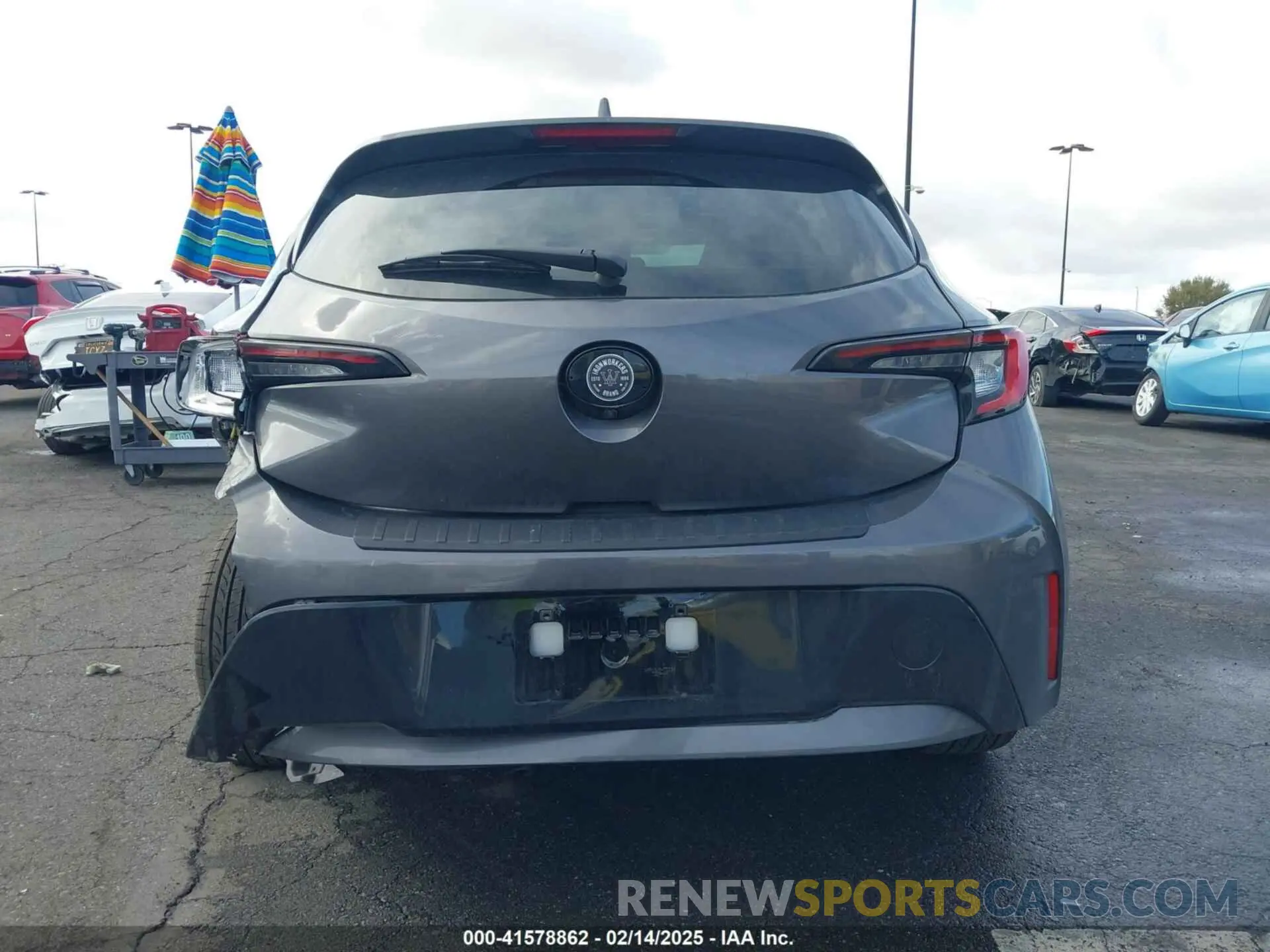 17 fotografías del automóvil dañado JTND4MBE9R3232013 TOYOTA COROLLA 2024