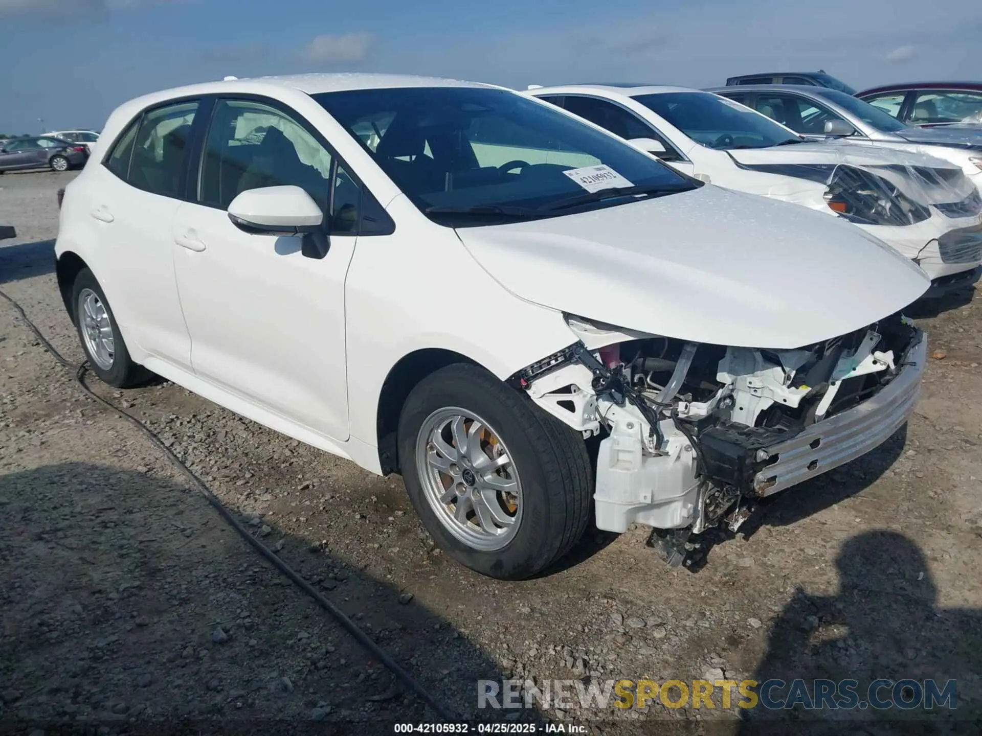 1 fotografías del automóvil dañado JTND4MBEXR3218573 TOYOTA COROLLA 2024