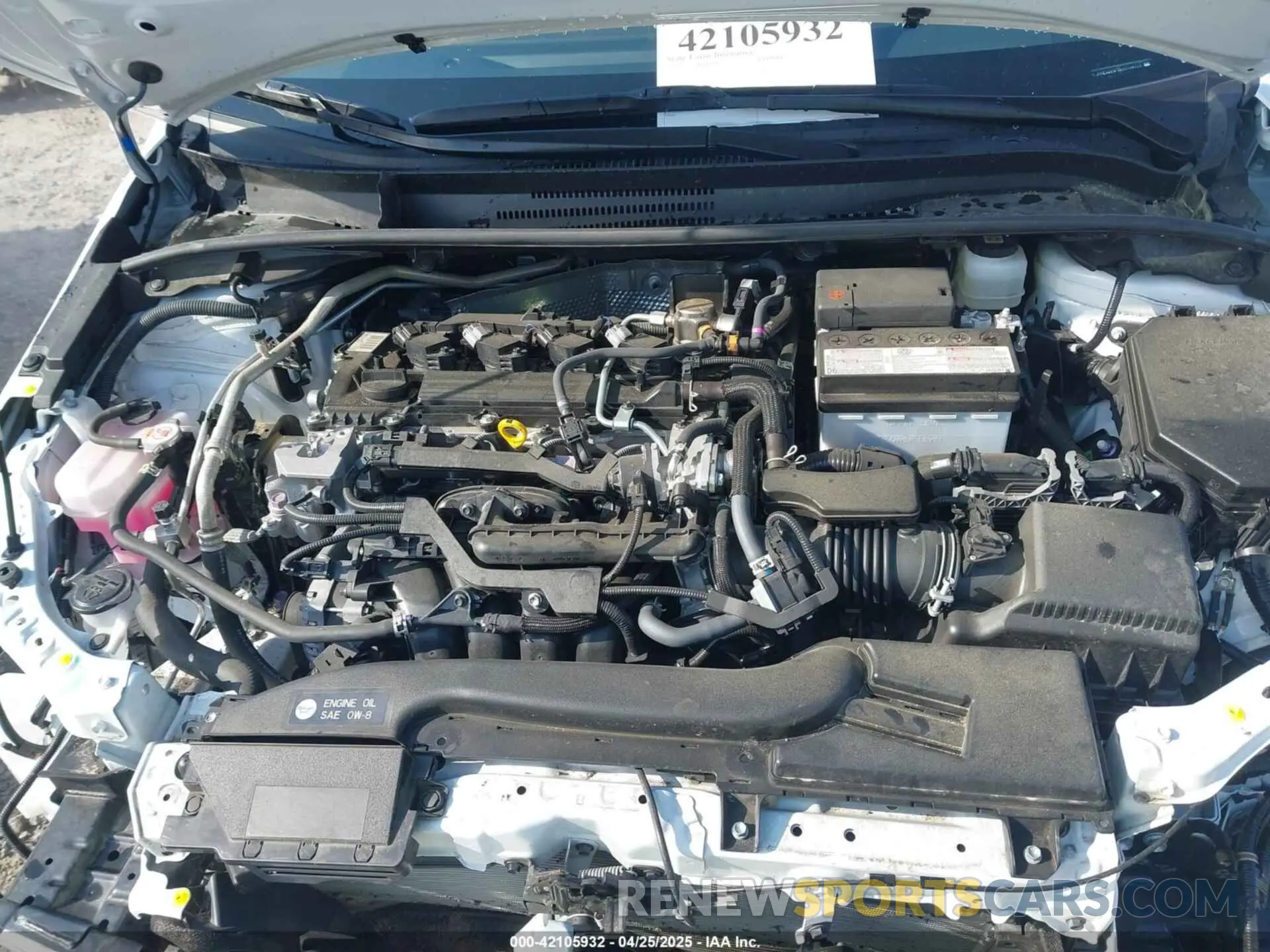 10 fotografías del automóvil dañado JTND4MBEXR3218573 TOYOTA COROLLA 2024