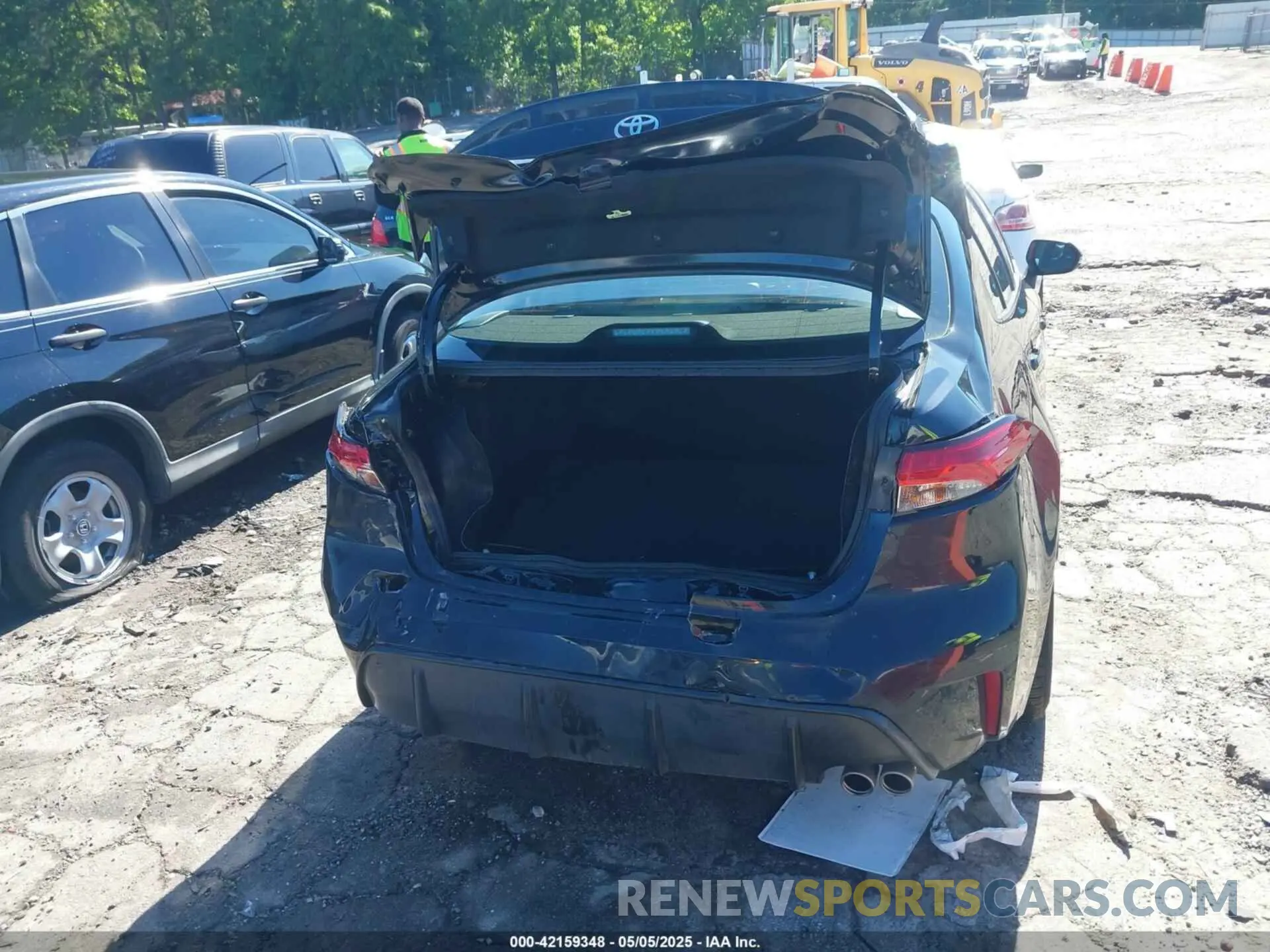 6 fotografías del automóvil dañado 5YFB4MCE0SP223353 TOYOTA COROLLA 2025