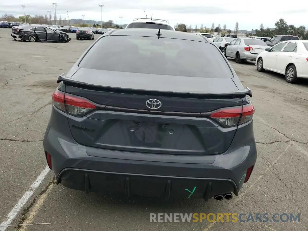 6 fotografías del automóvil dañado 5YFB4MCE2SP225976 TOYOTA COROLLA 2025