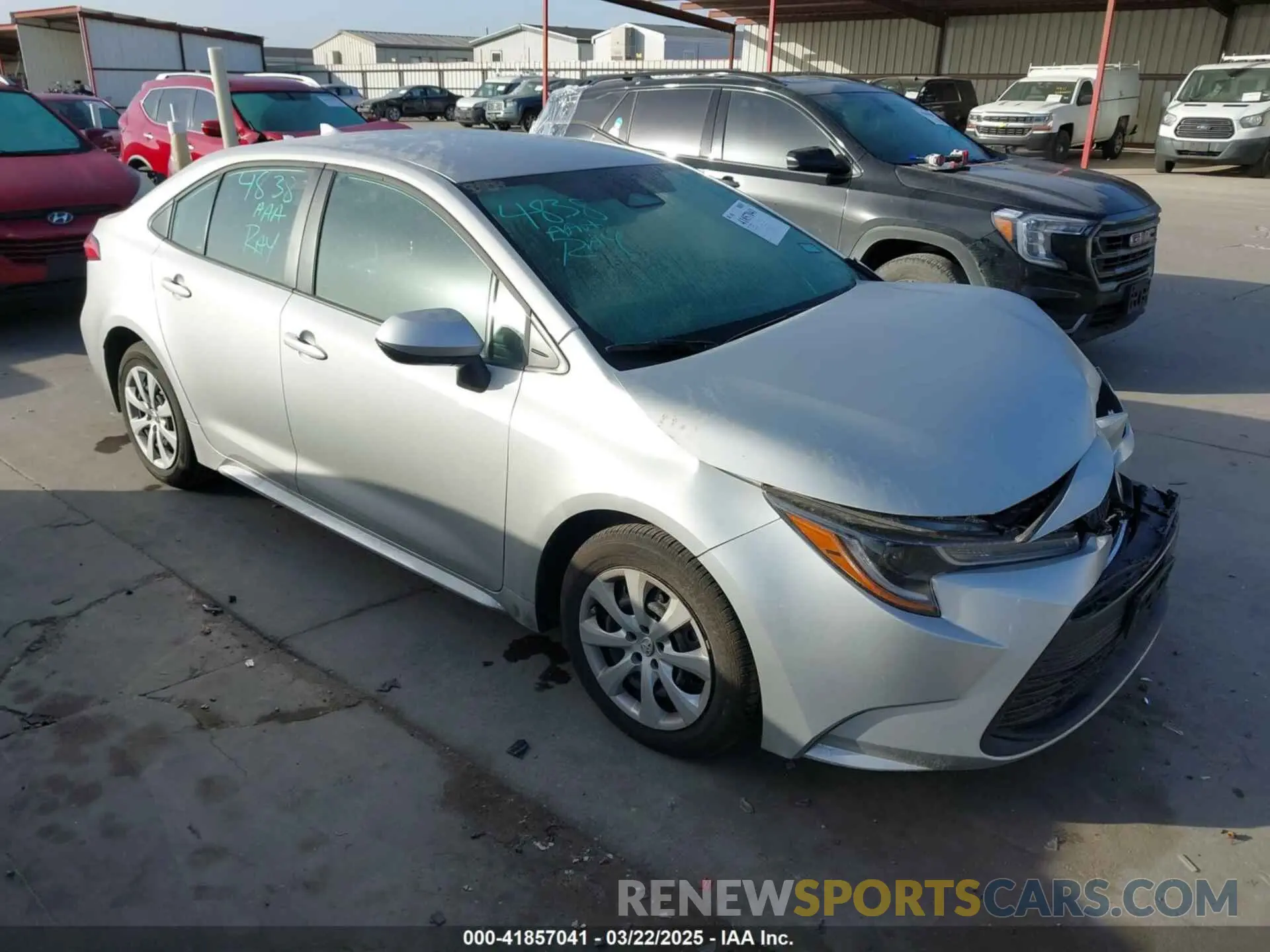 1 fotografías del automóvil dañado 5YFB4MDE0SP235047 TOYOTA COROLLA 2025