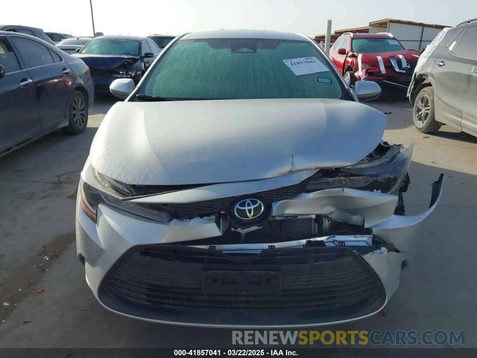12 fotografías del automóvil dañado 5YFB4MDE0SP235047 TOYOTA COROLLA 2025