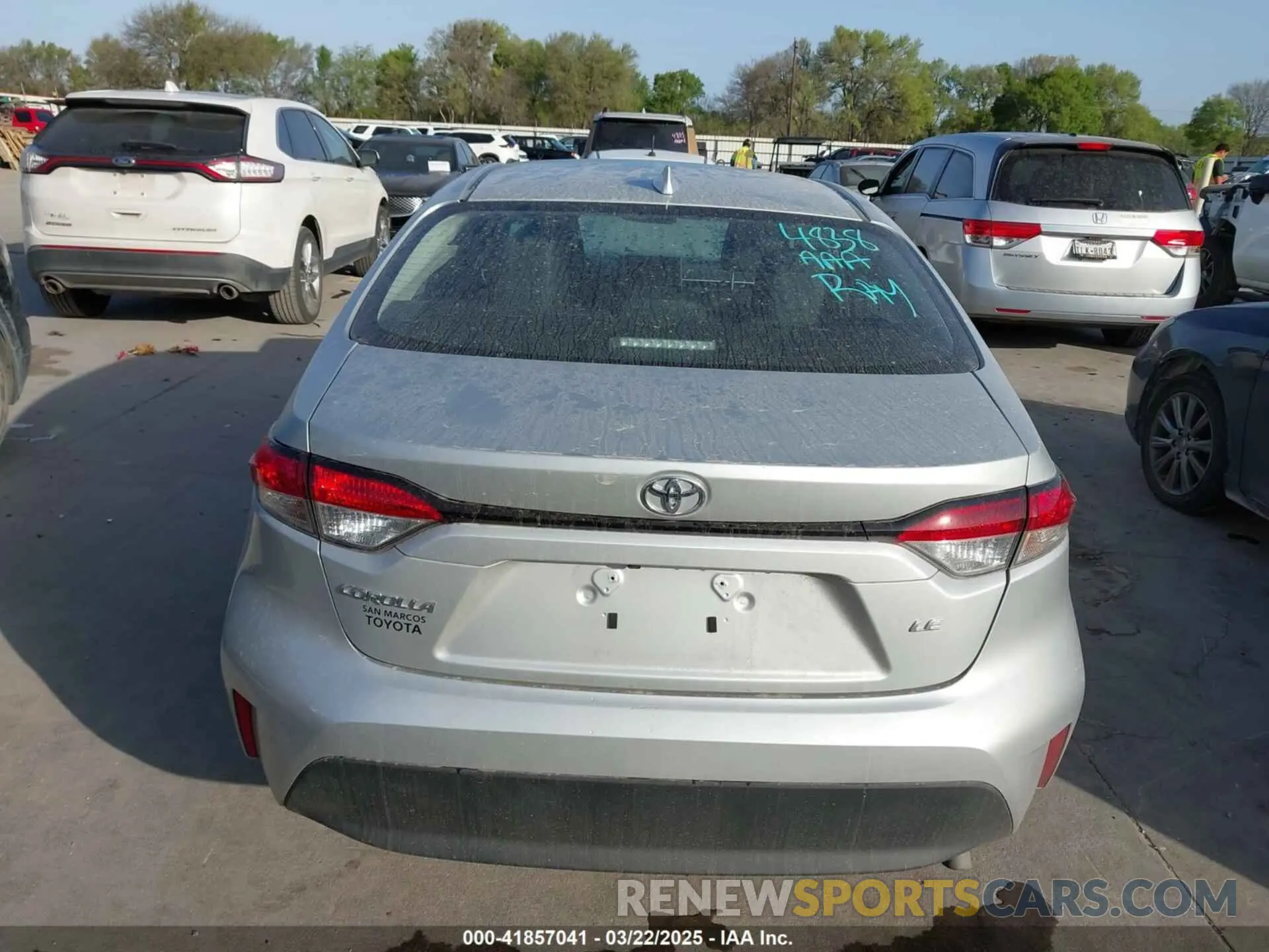16 fotografías del automóvil dañado 5YFB4MDE0SP235047 TOYOTA COROLLA 2025
