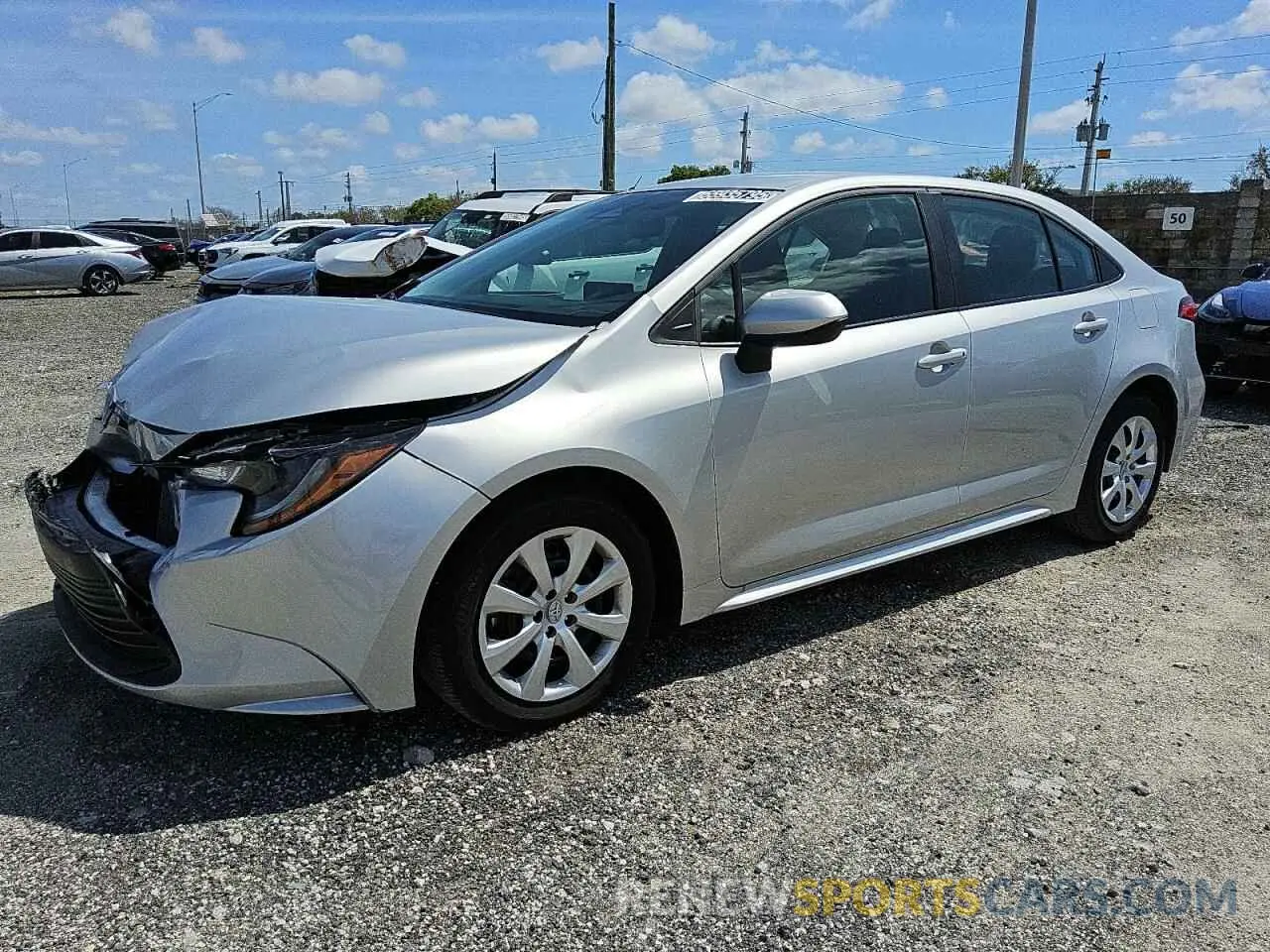 1 fotografías del automóvil dañado 5YFB4MDE0SP237073 TOYOTA COROLLA 2025