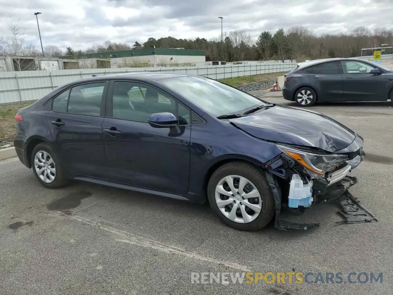 4 fotografías del automóvil dañado 5YFB4MDE0SP237087 TOYOTA COROLLA 2025