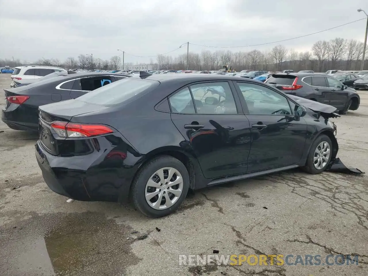 3 fotografías del automóvil dañado 5YFB4MDE0SP246498 TOYOTA COROLLA 2025