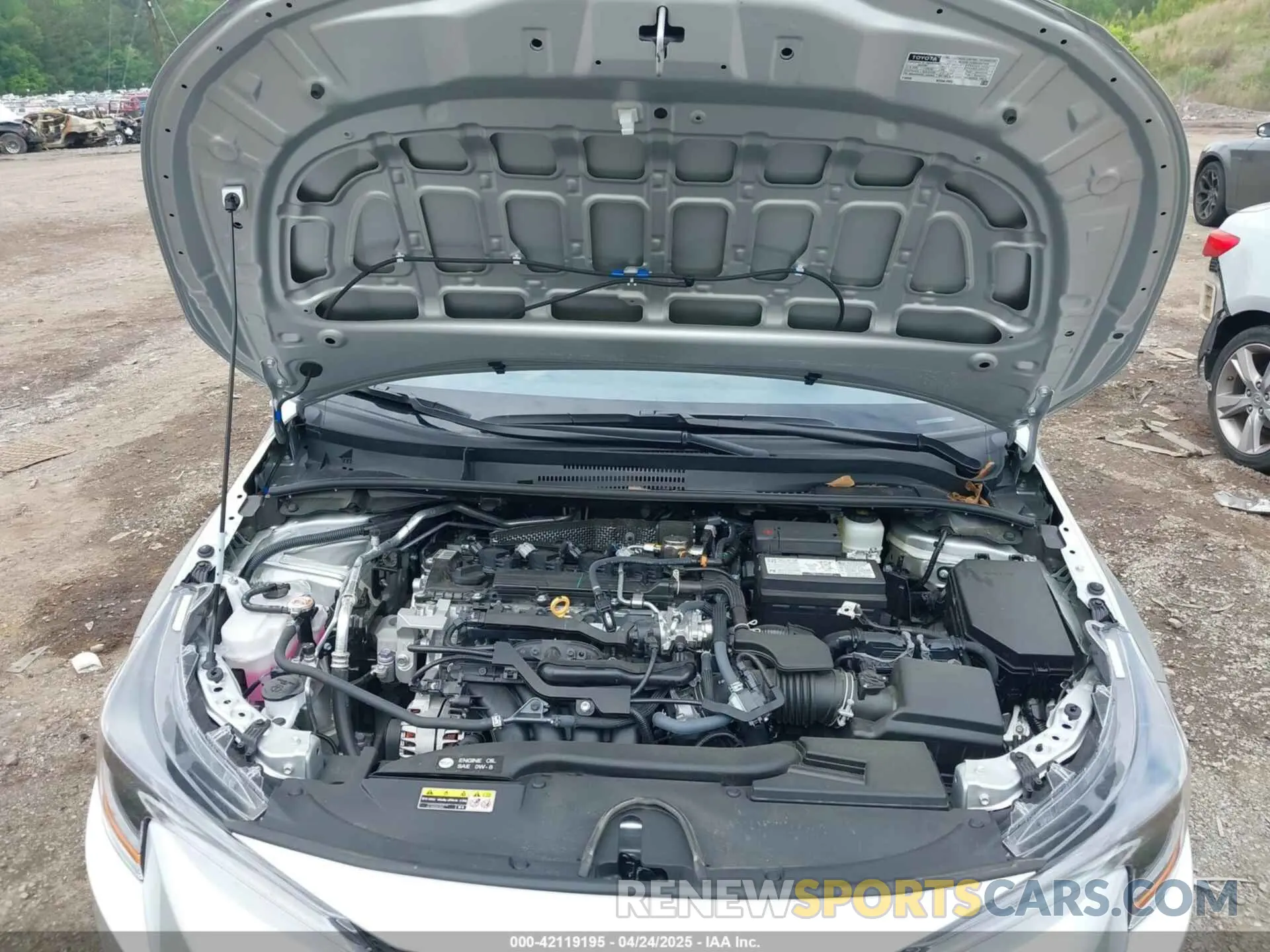 10 fotografías del automóvil dañado 5YFB4MDE0SP259512 TOYOTA COROLLA 2025