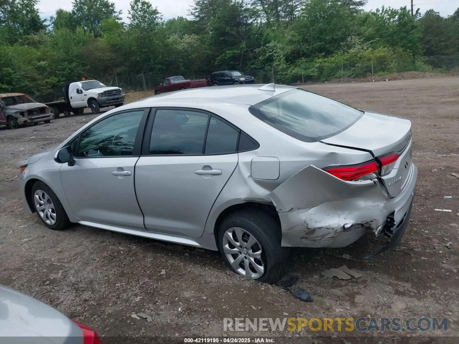 6 fotografías del automóvil dañado 5YFB4MDE0SP259512 TOYOTA COROLLA 2025