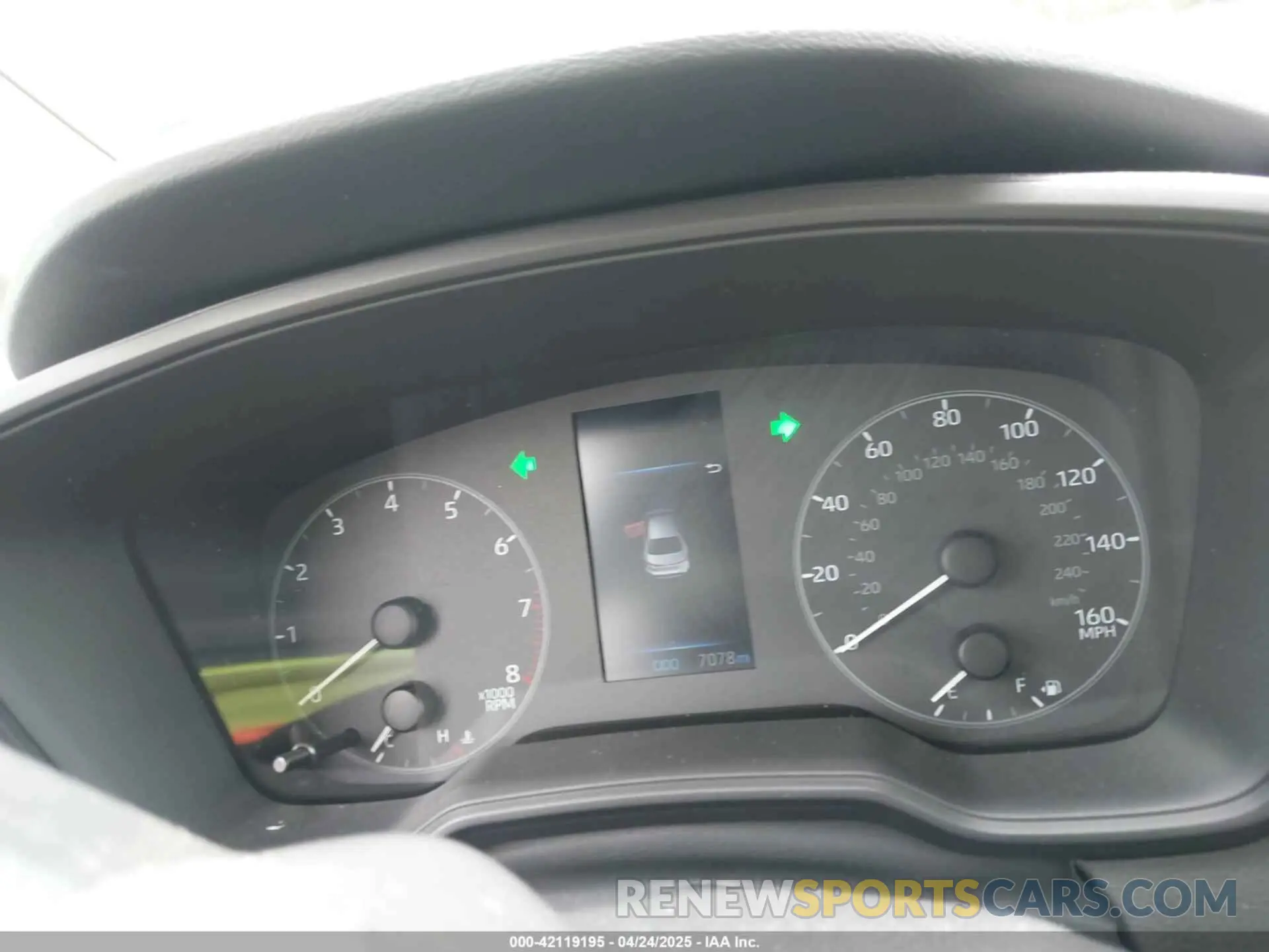 7 fotografías del automóvil dañado 5YFB4MDE0SP259512 TOYOTA COROLLA 2025