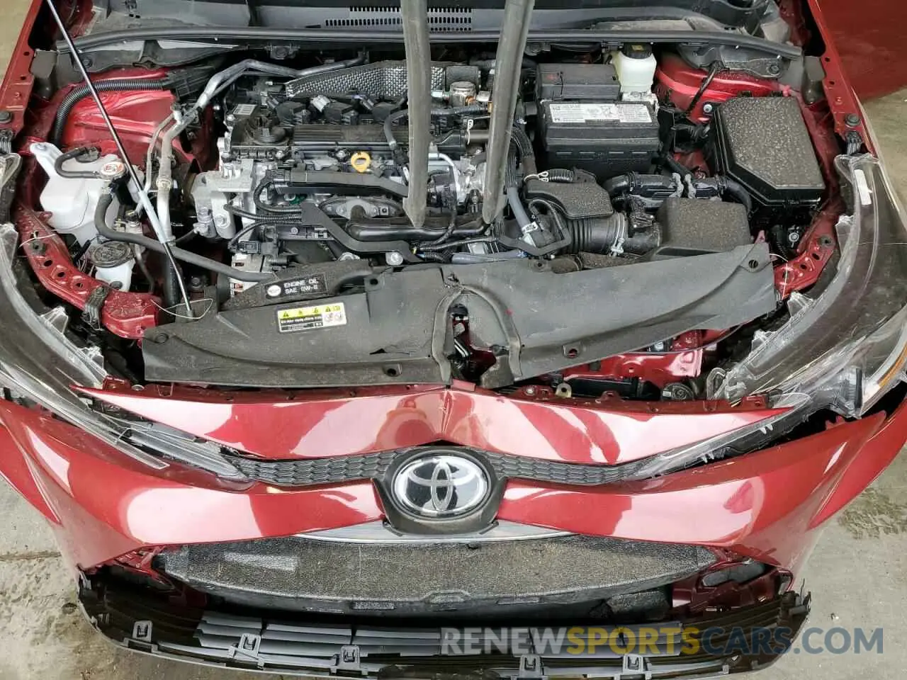 11 fotografías del automóvil dañado 5YFB4MDE0SP269005 TOYOTA COROLLA 2025