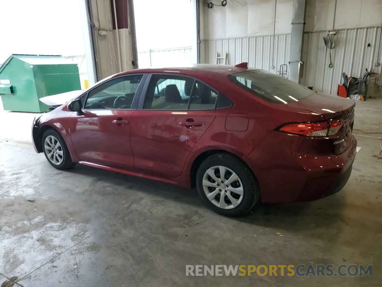 2 fotografías del automóvil dañado 5YFB4MDE0SP269005 TOYOTA COROLLA 2025