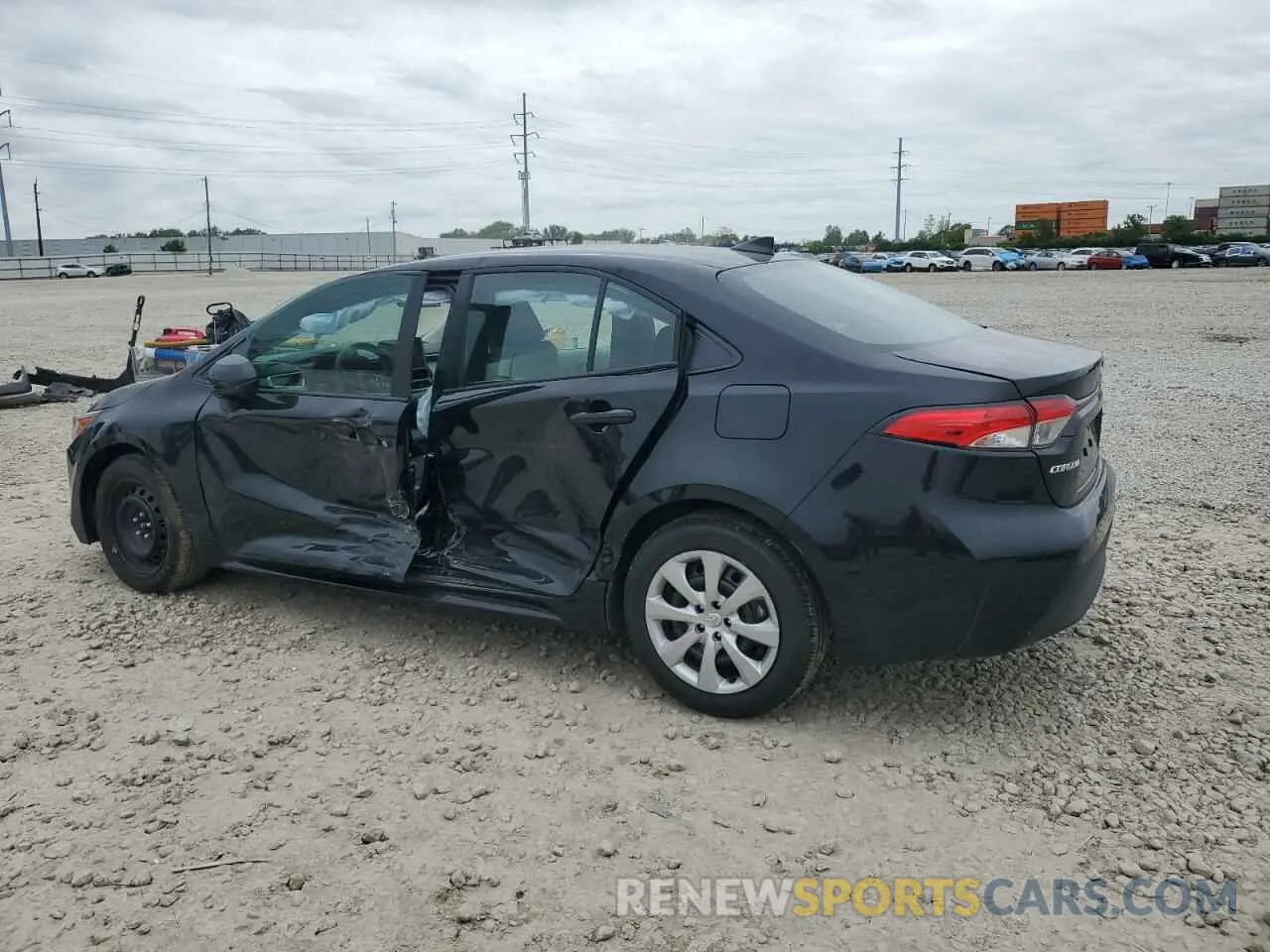 2 fotografías del automóvil dañado 5YFB4MDE0SP292722 TOYOTA COROLLA 2025