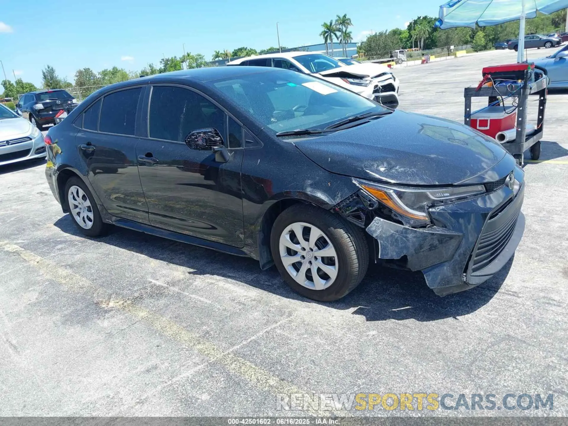1 fotografías del automóvil dañado 5YFB4MDE1SP229225 TOYOTA COROLLA 2025