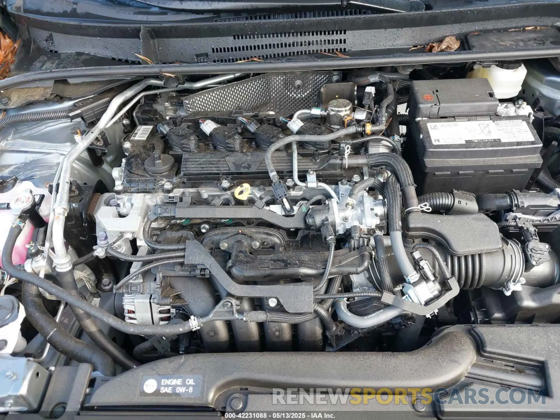10 fotografías del automóvil dañado 5YFB4MDE1SP240659 TOYOTA COROLLA 2025