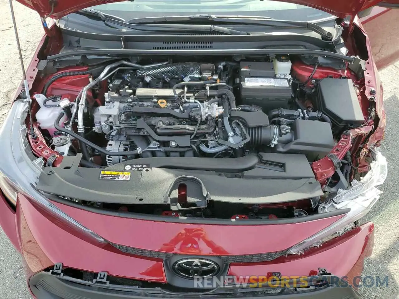 11 fotografías del automóvil dañado 5YFB4MDE1SP246638 TOYOTA COROLLA 2025
