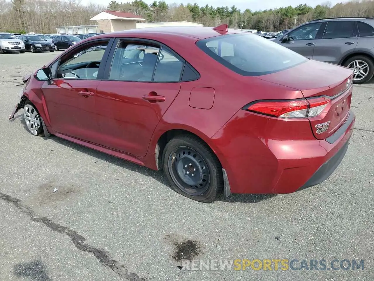 2 fotografías del automóvil dañado 5YFB4MDE1SP246638 TOYOTA COROLLA 2025