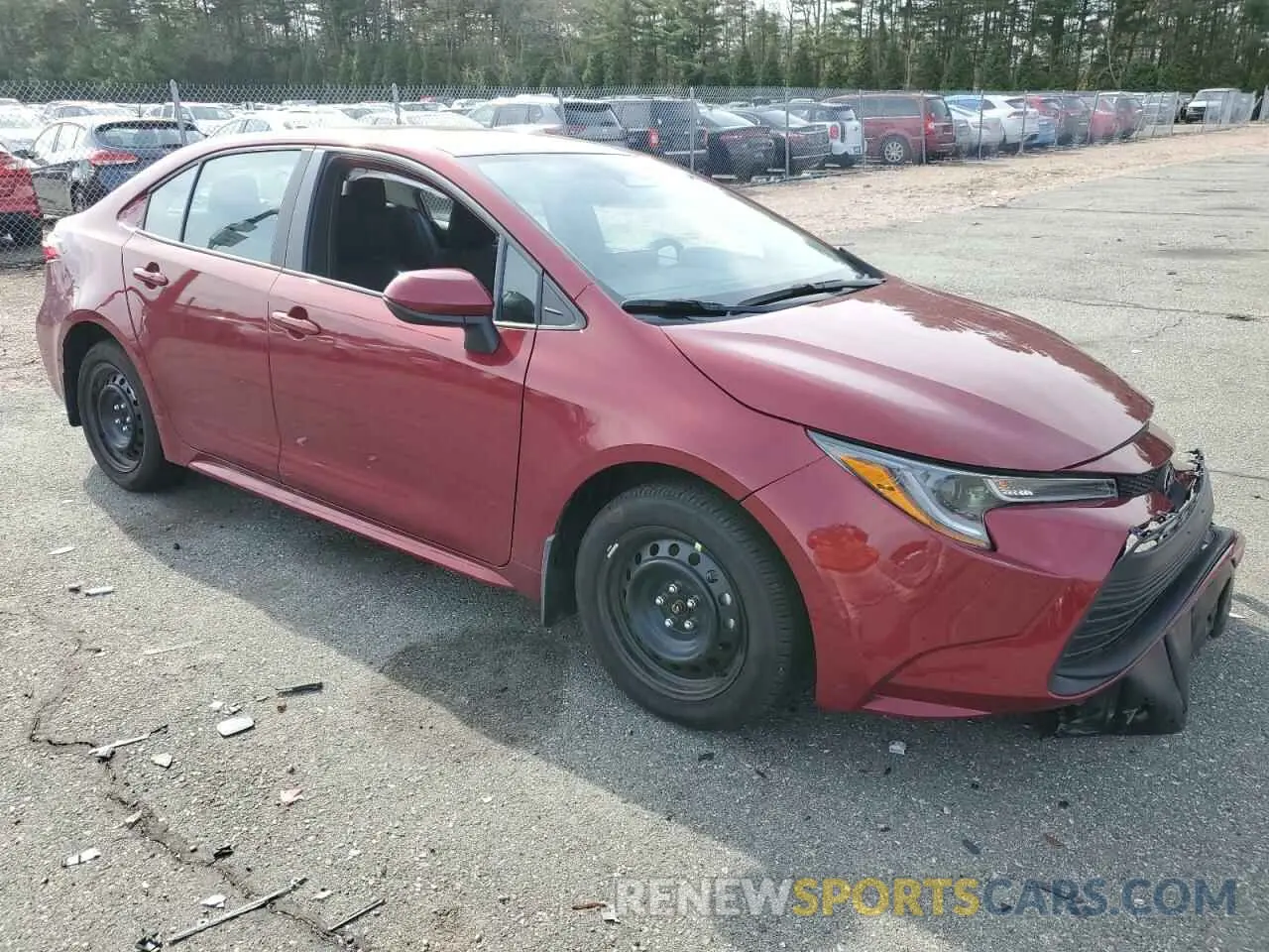 4 fotografías del automóvil dañado 5YFB4MDE1SP246638 TOYOTA COROLLA 2025