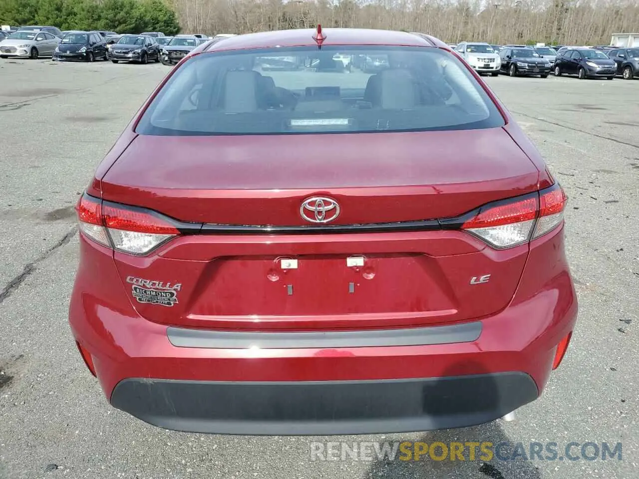 6 fotografías del automóvil dañado 5YFB4MDE1SP246638 TOYOTA COROLLA 2025