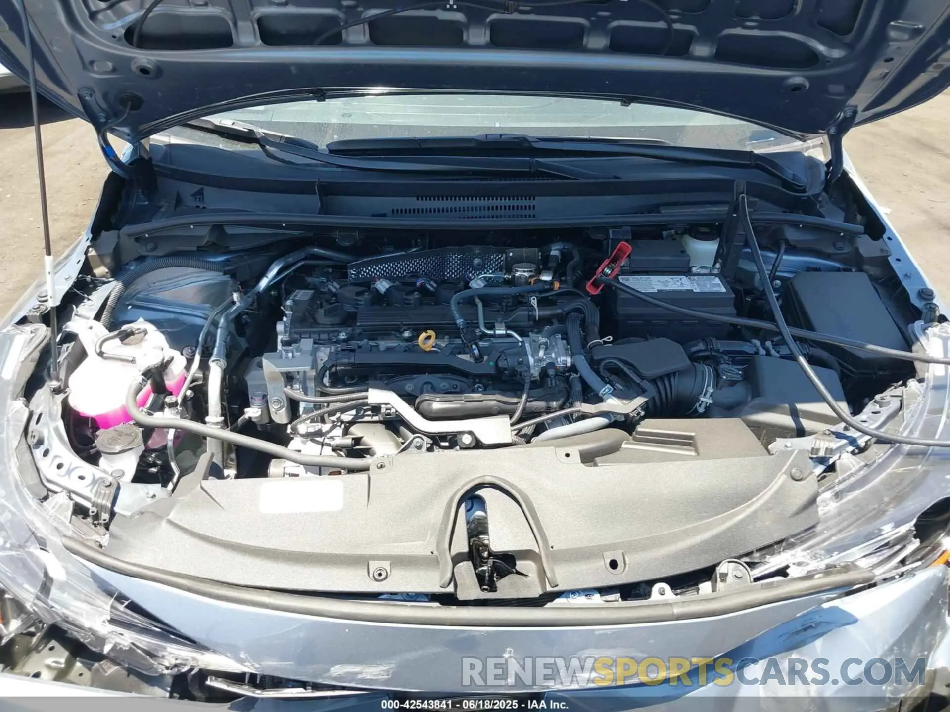 10 fotografías del automóvil dañado 5YFB4MDE1SP247434 TOYOTA COROLLA 2025