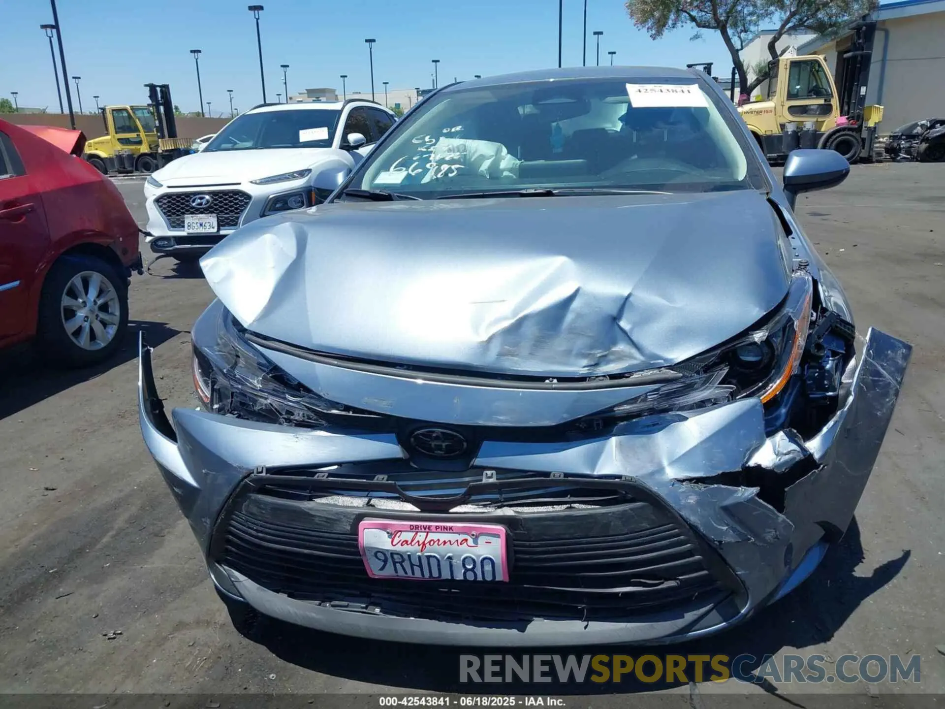 13 fotografías del automóvil dañado 5YFB4MDE1SP247434 TOYOTA COROLLA 2025