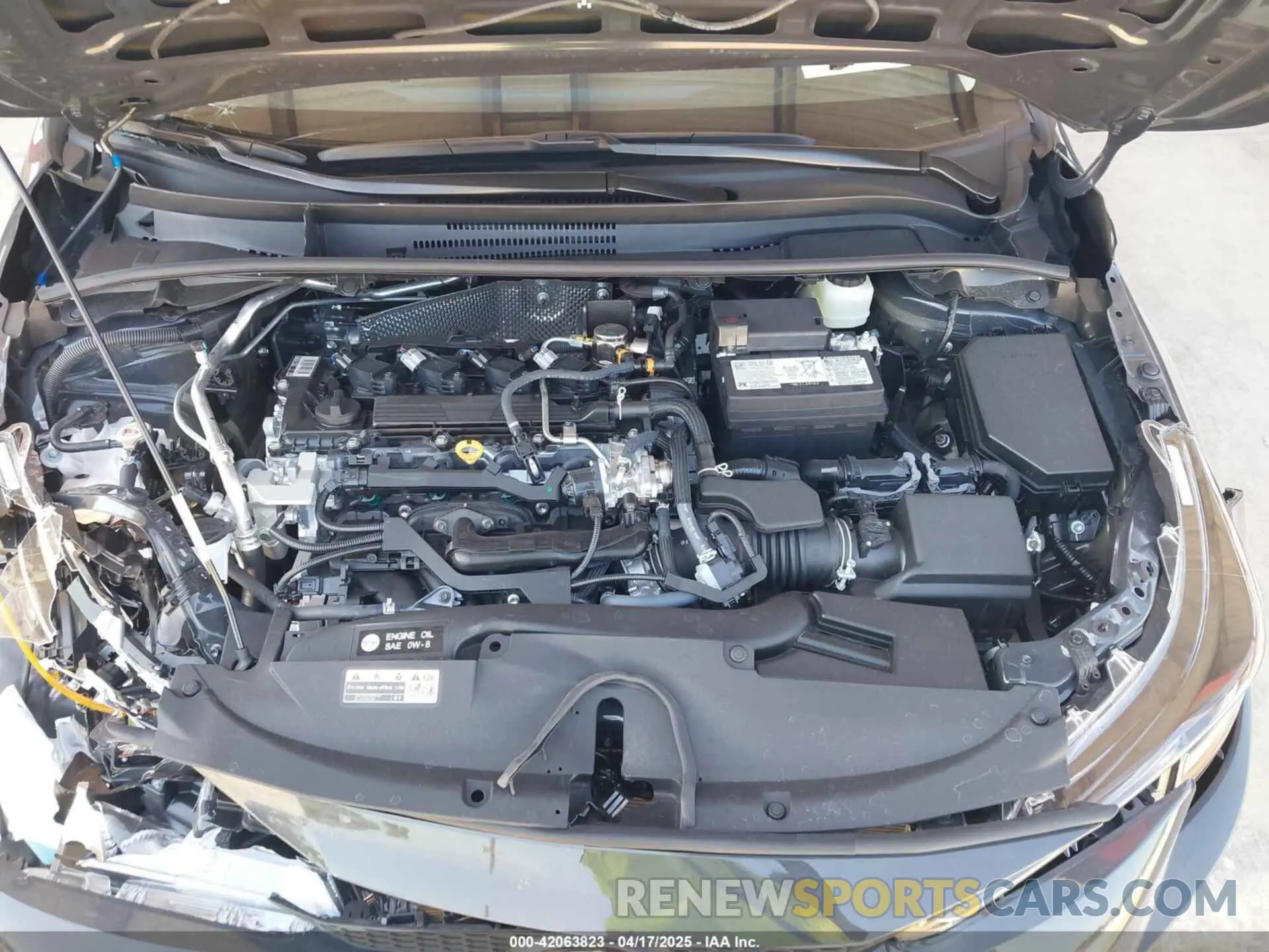 10 fotografías del automóvil dañado 5YFB4MDE1SP269904 TOYOTA COROLLA 2025