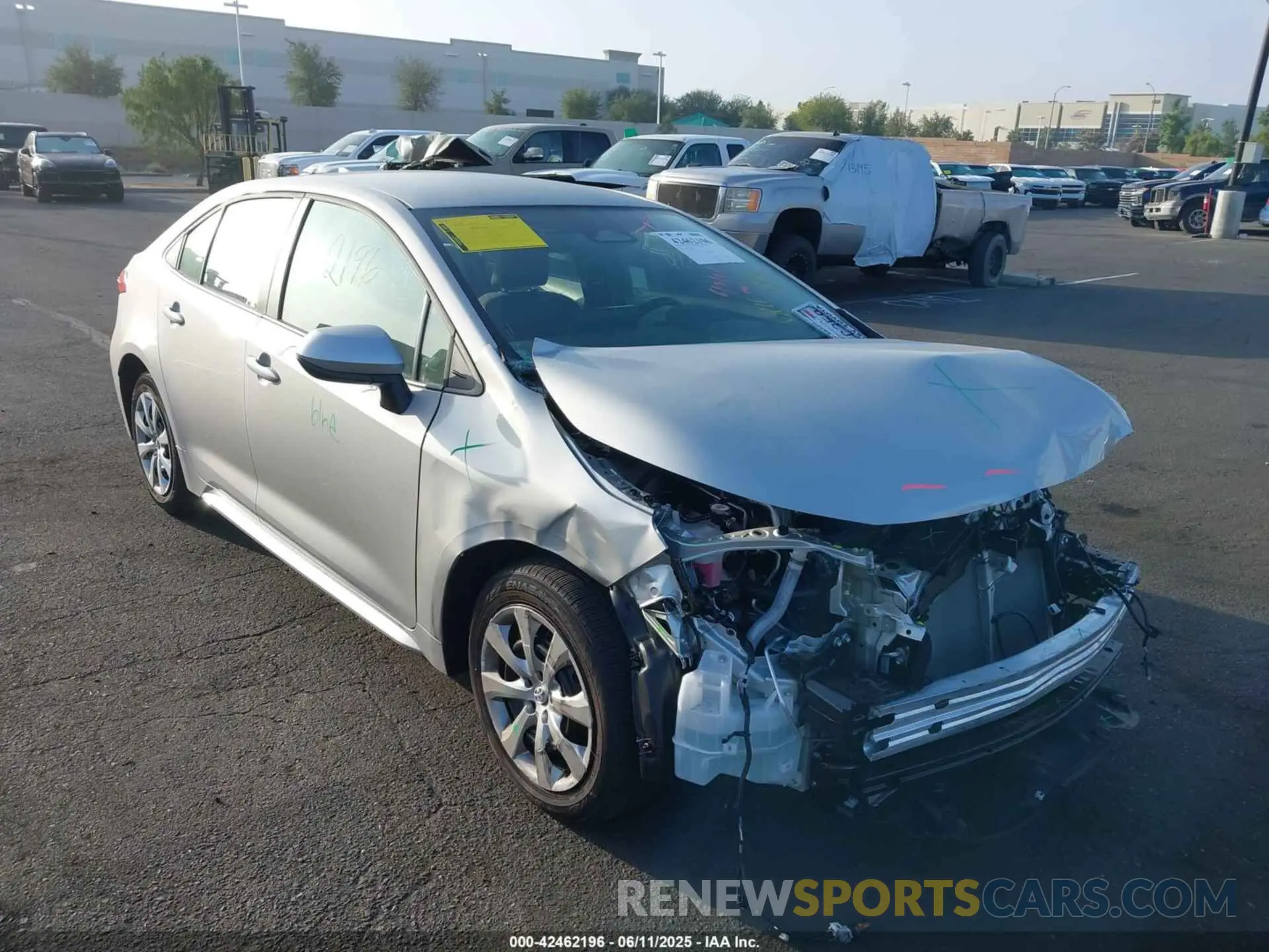 1 fotografías del automóvil dañado 5YFB4MDE1SP291238 TOYOTA COROLLA 2025